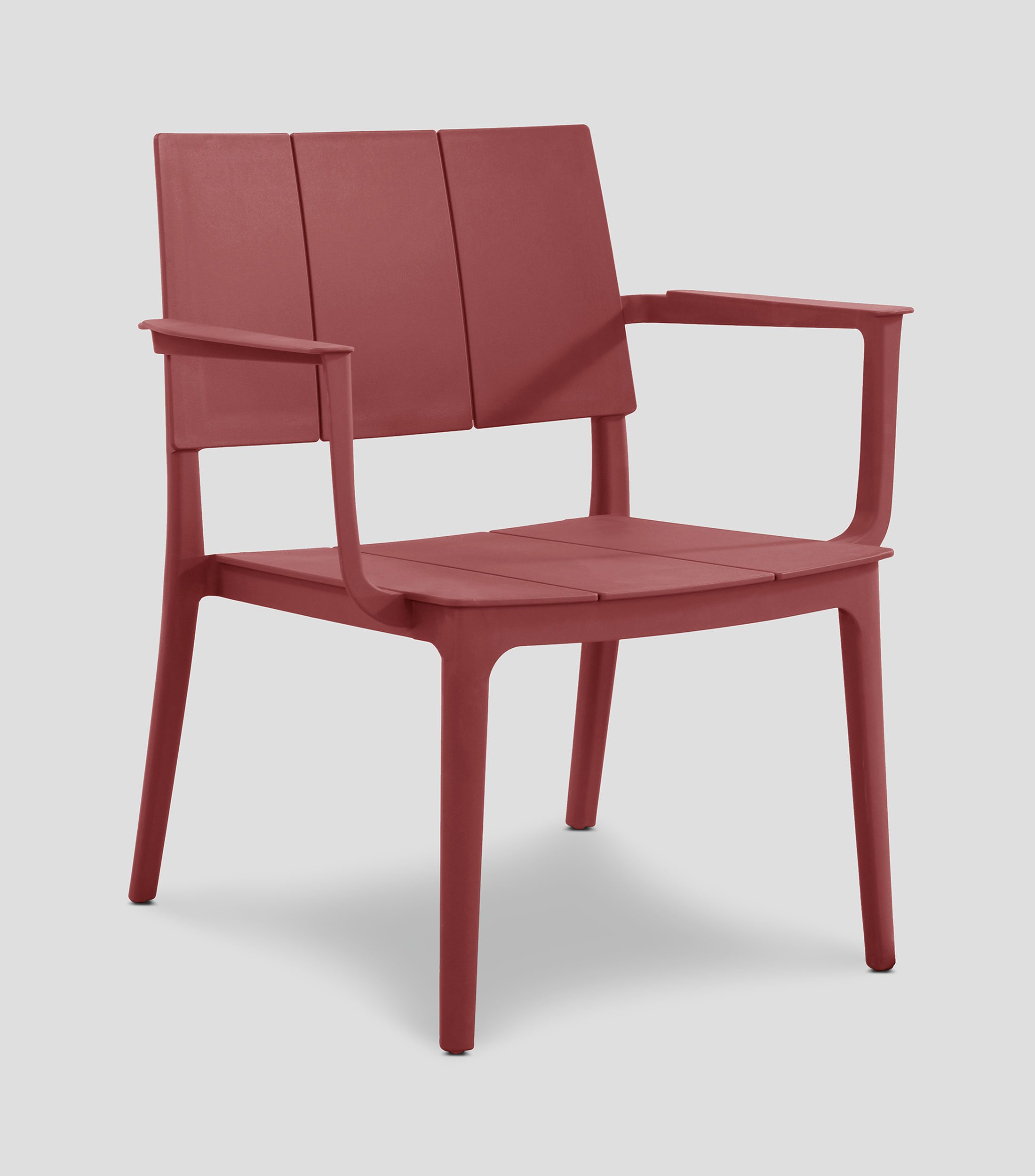 Silla para exterior Londres Roja