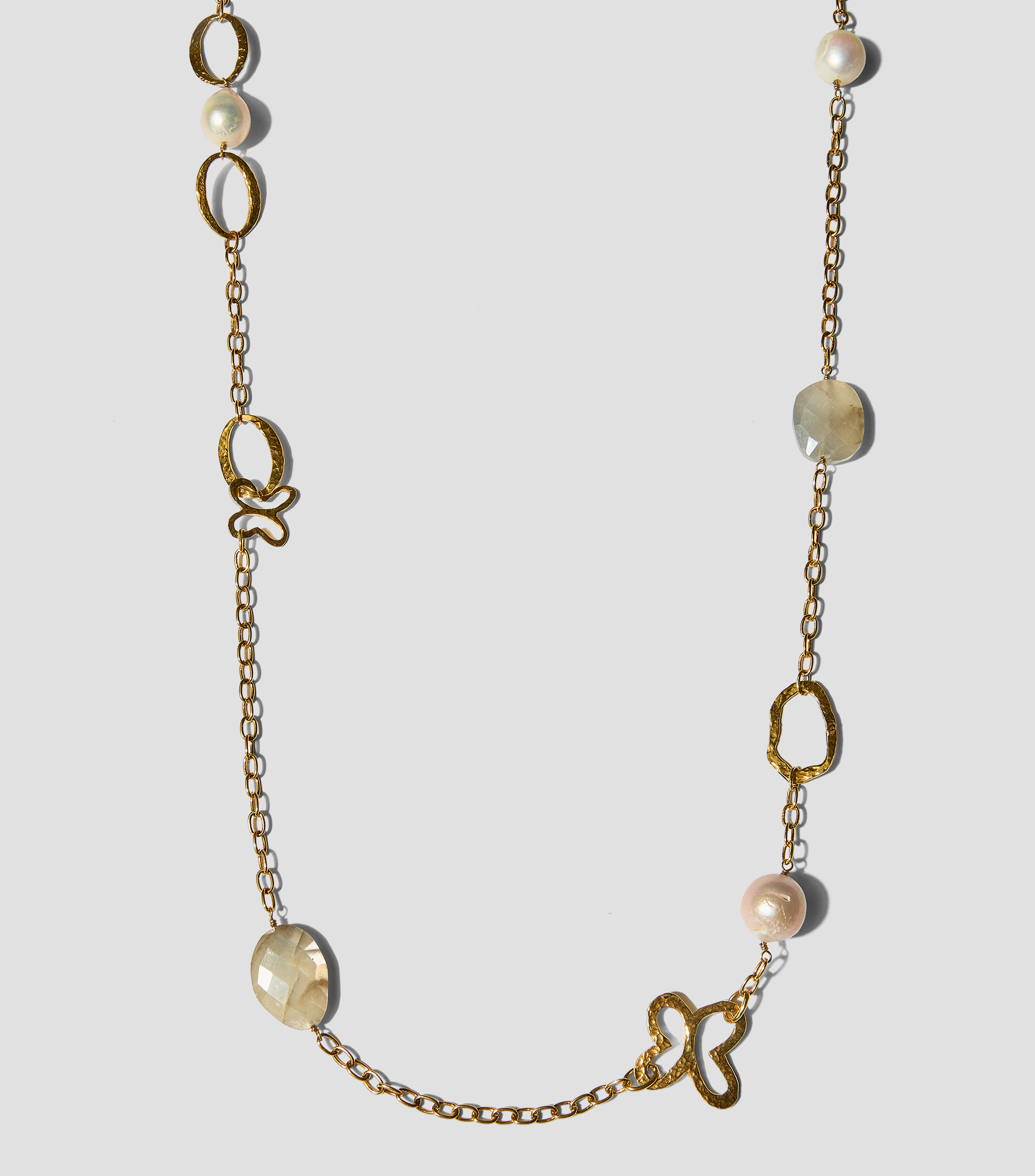 Collar en plata .925 con perlas Mujer