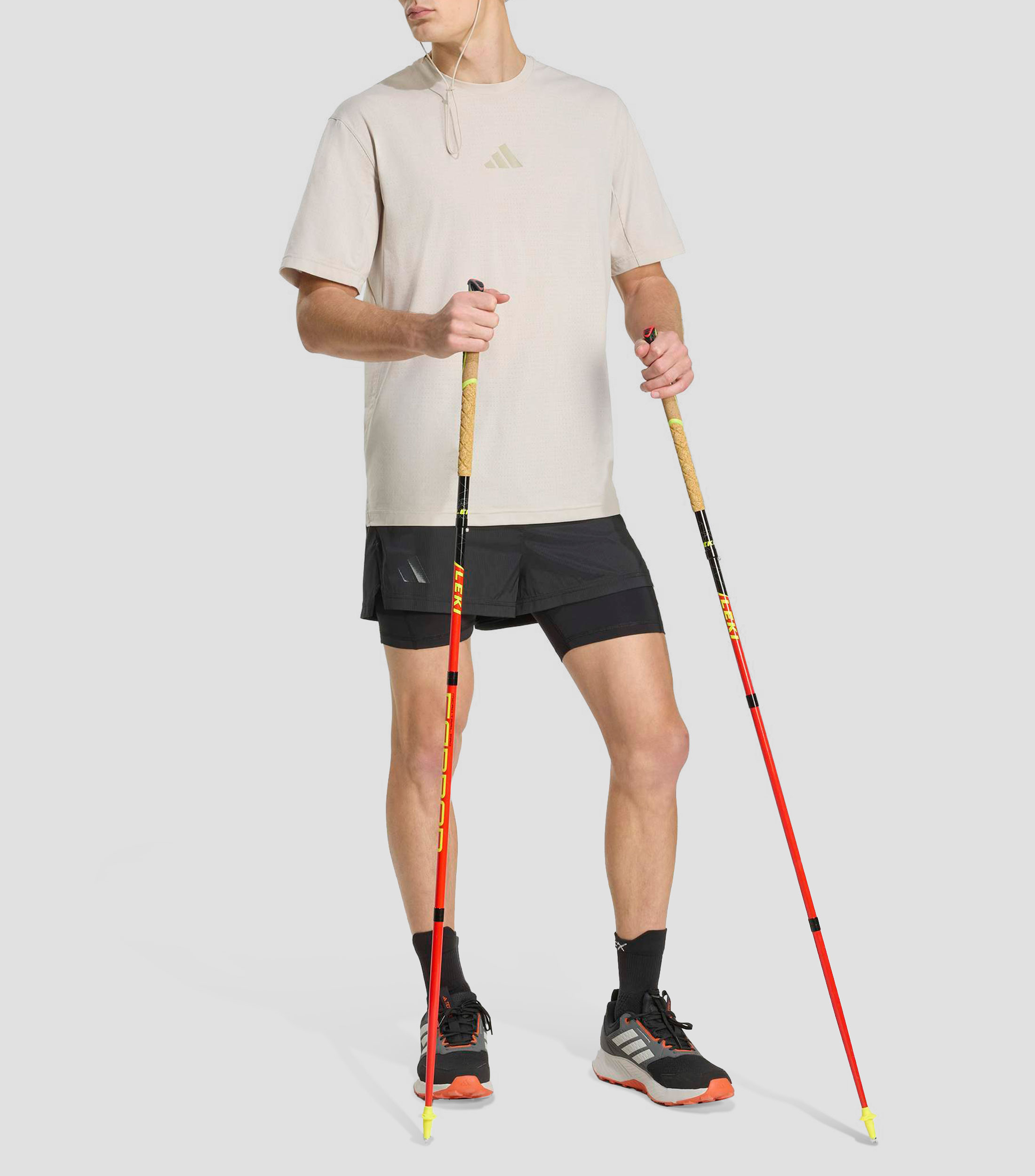Playera para correr Terrex Xploric Climacool+ cuello redondo manga corta lisa Hombre