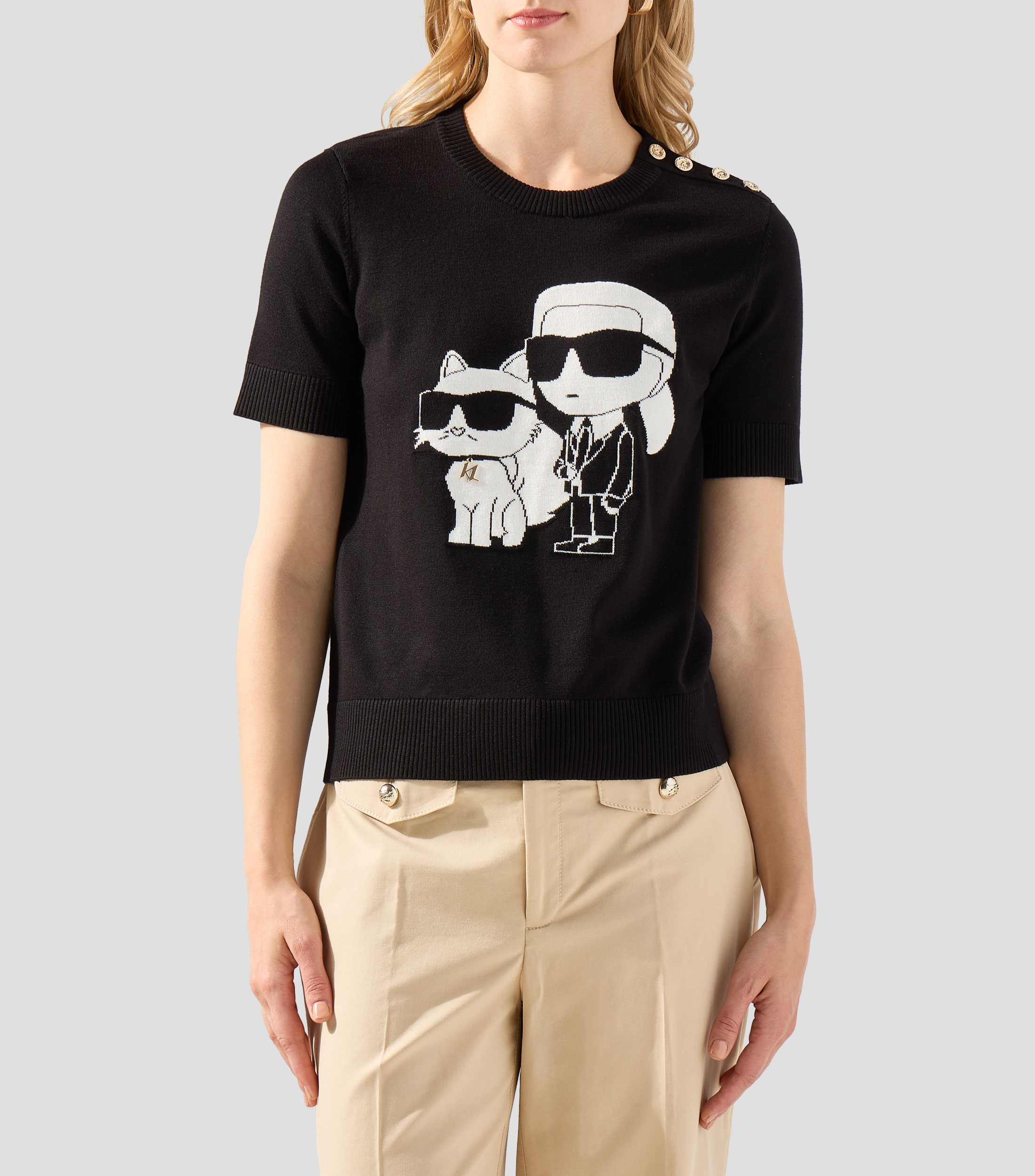 Blusa fantasía manga corta Mujer