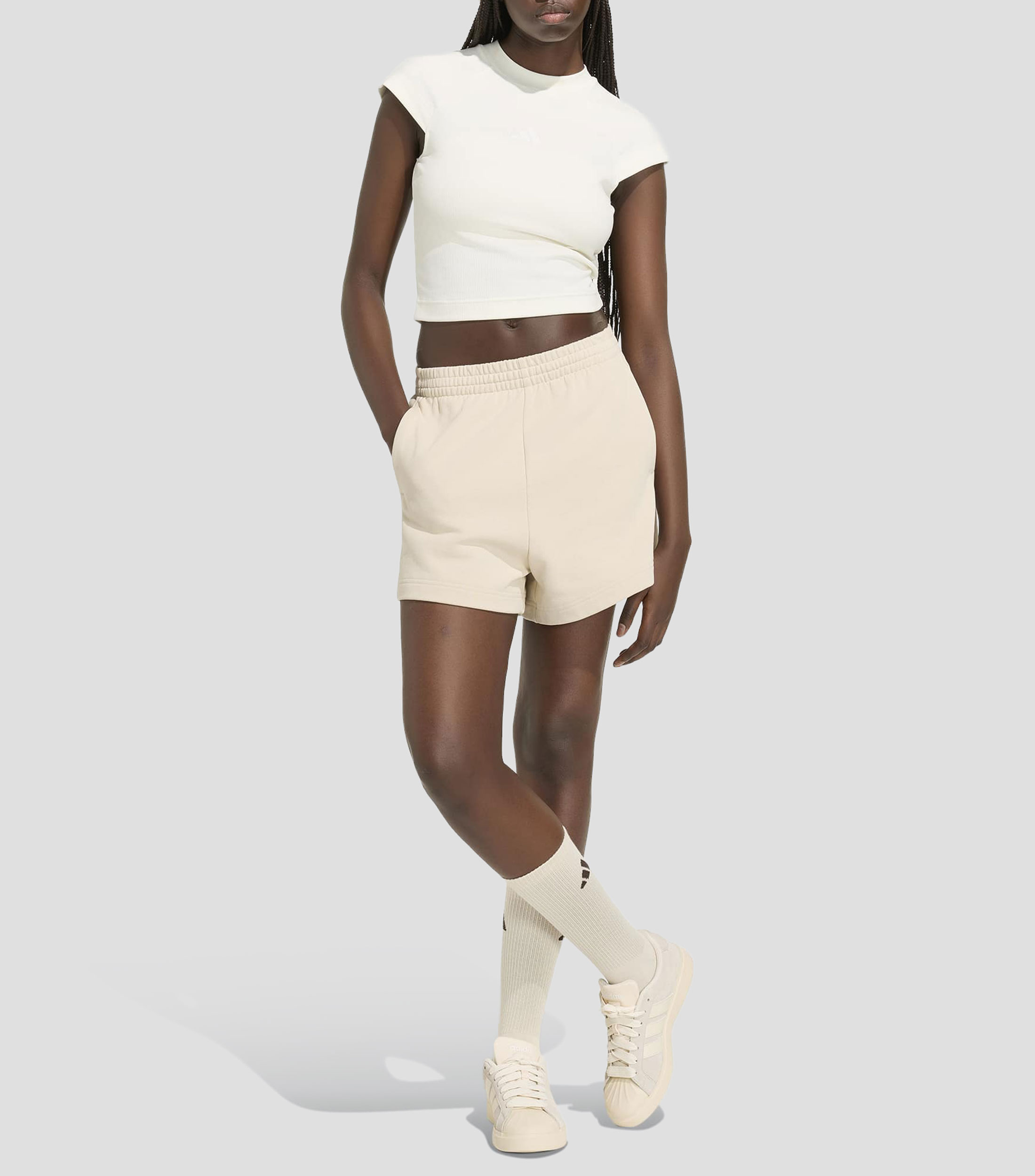 Short deportivo liso Mujer