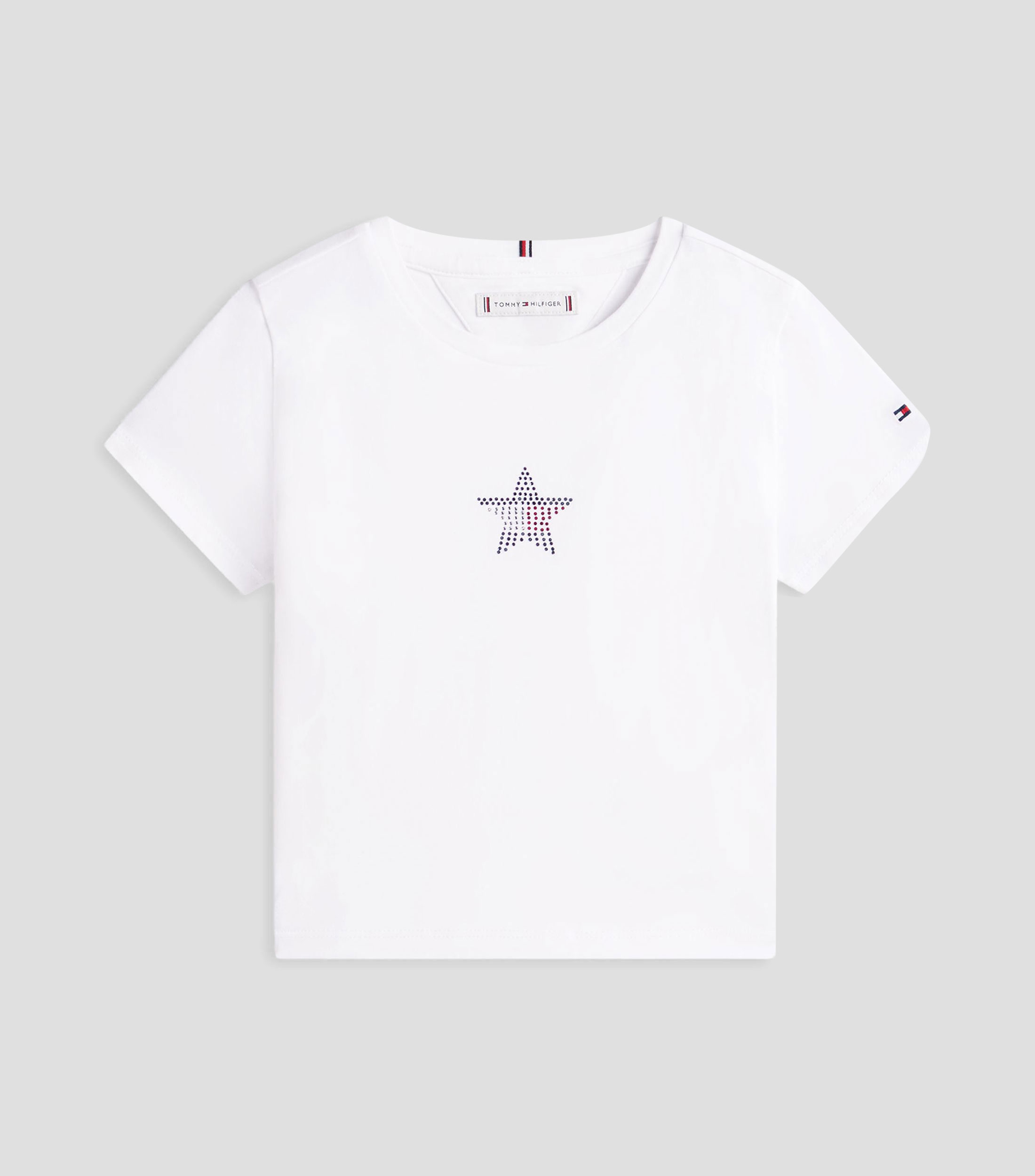 Playera cuello redondo manga corta liso Niña