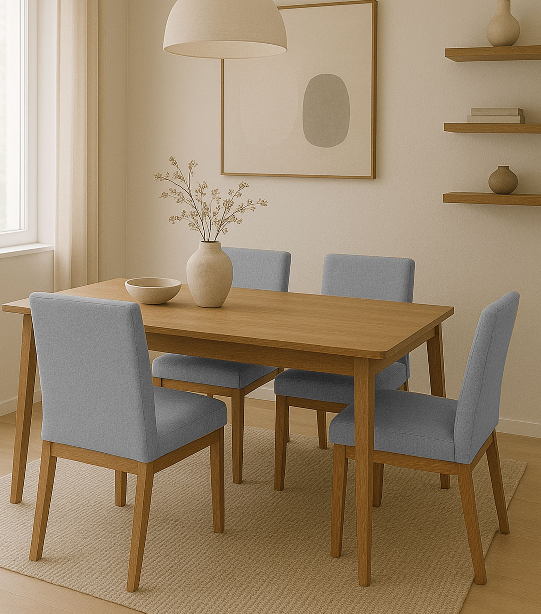 Silla en MDF Gris