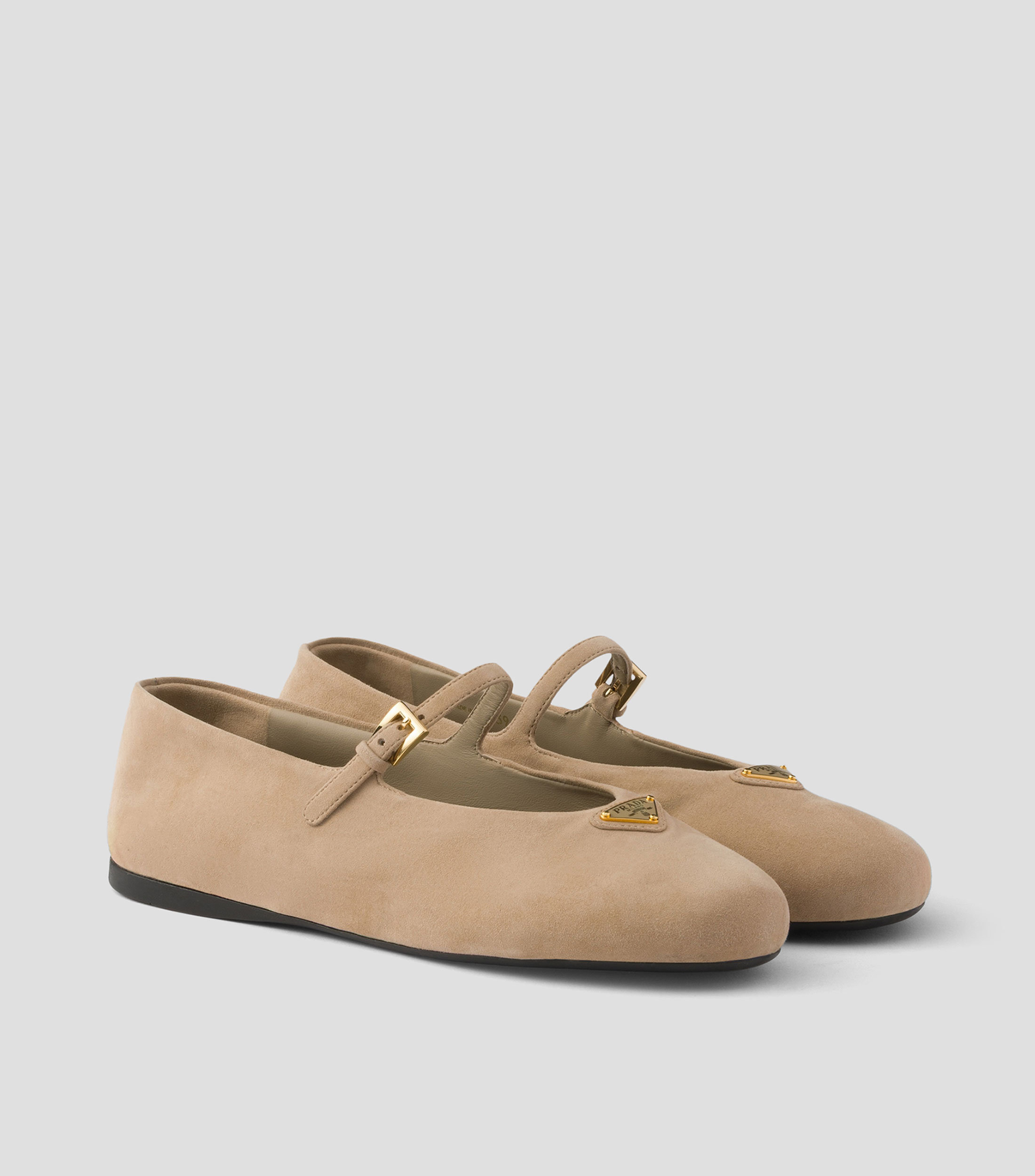 Flats lisos en piel Mujer