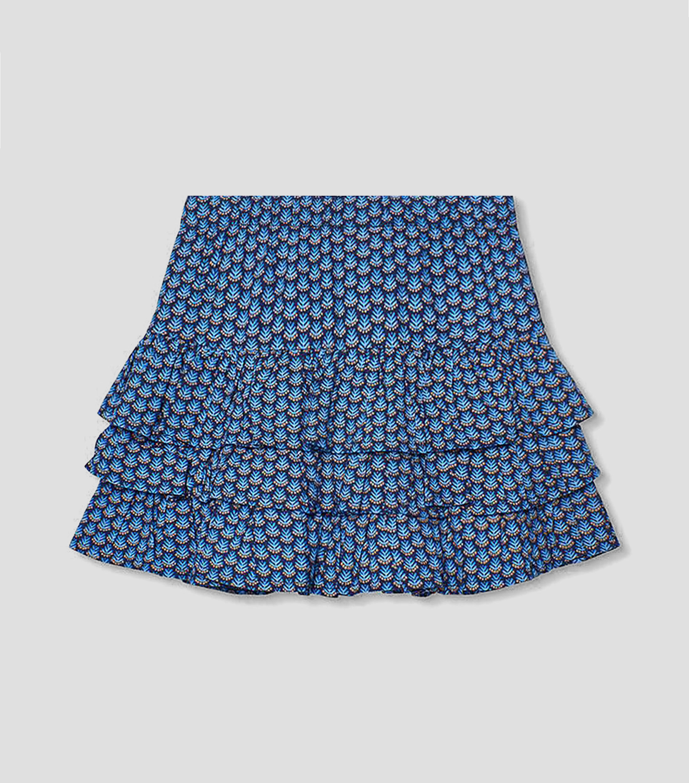 Falda de corte A estampada Niña