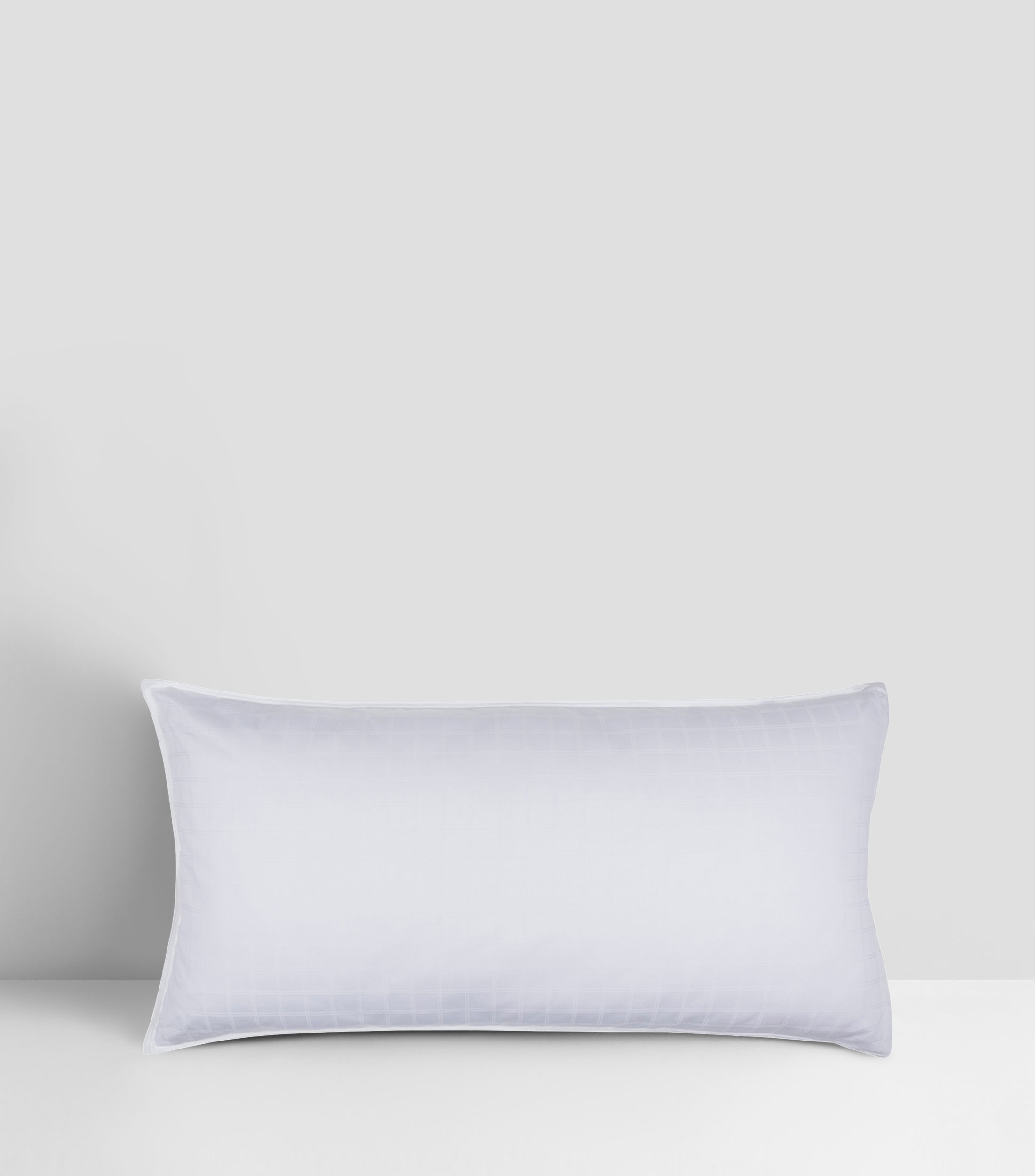 Almohada king size de fibra de gel confort medio blanco
