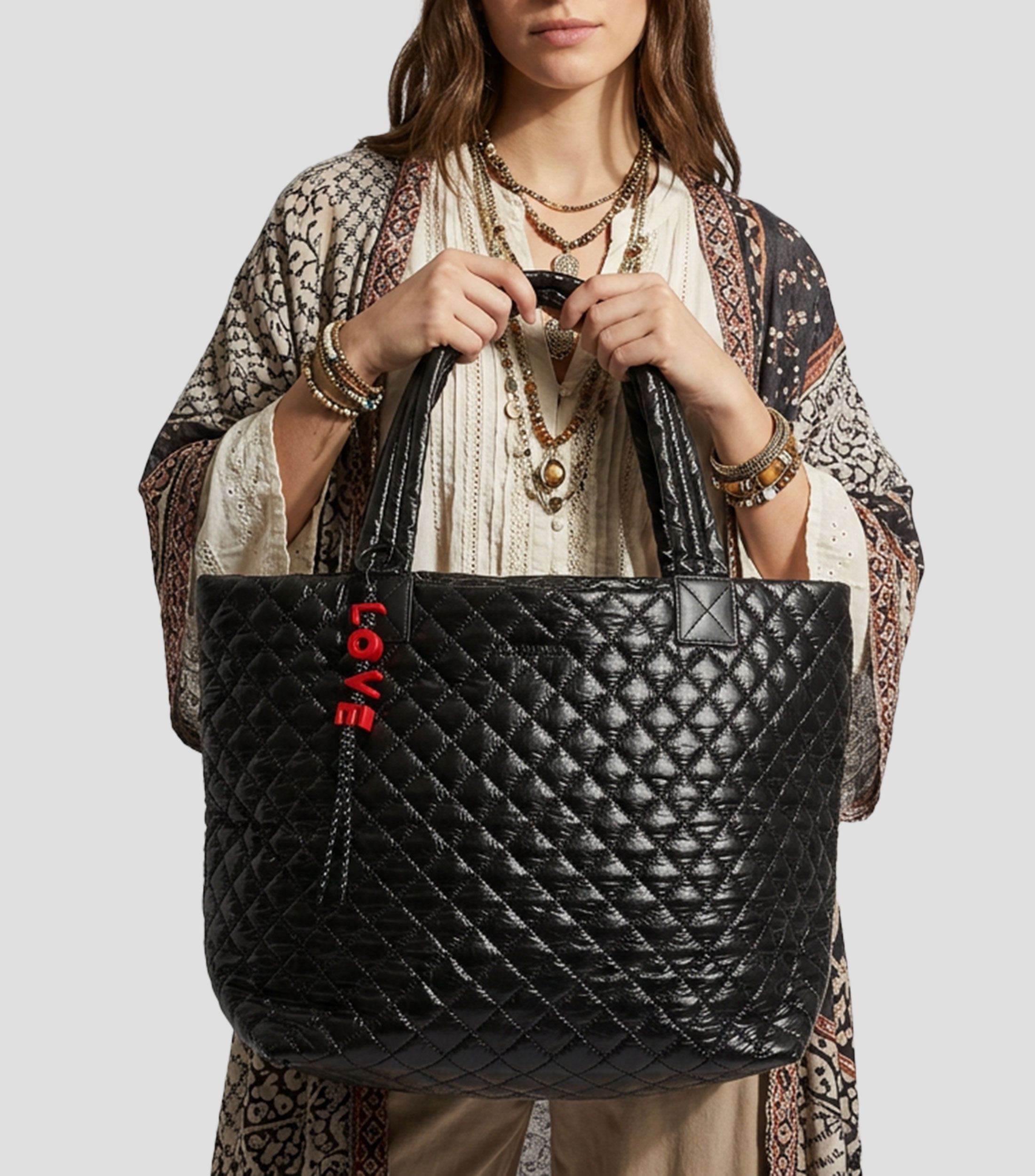 Bolsa Tote Maxi Love Liso Mujer