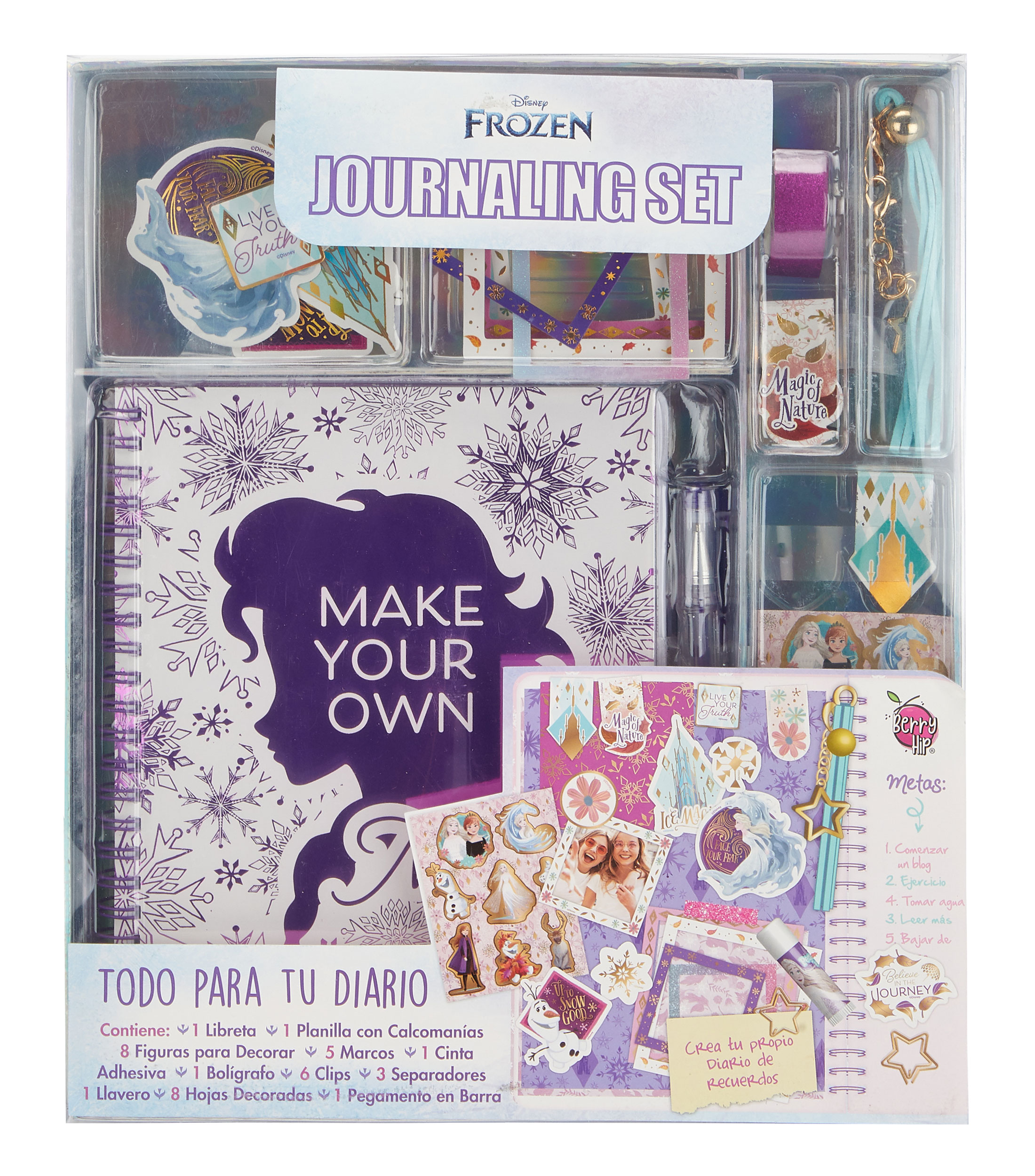 Seven Diario Scolastico Non Datato Disney Frozen – Copertina Imbottita, Formato 14,5 X 20,6 Cm - 2