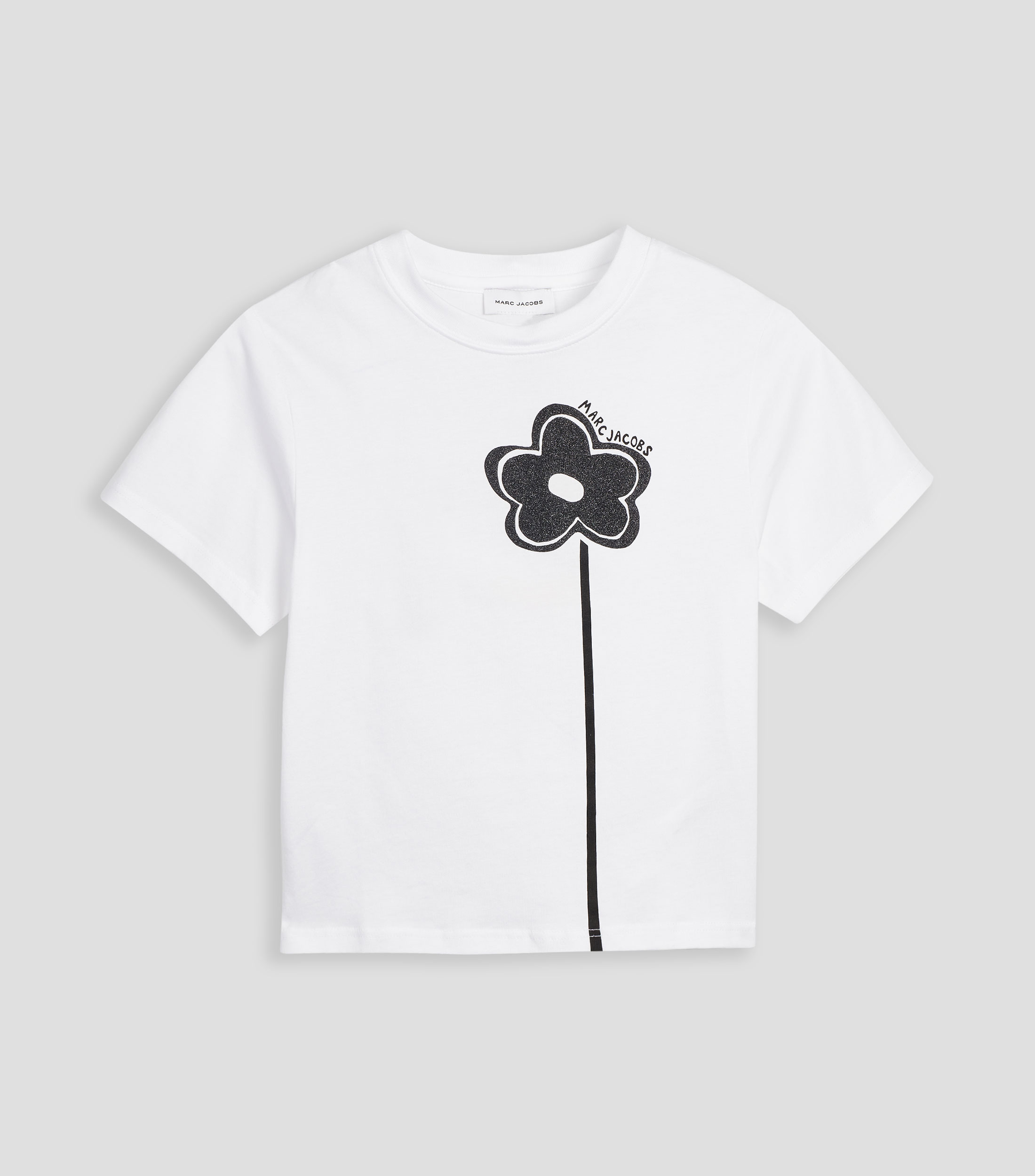 Playera cuello redondo manga corta con estampado Niña