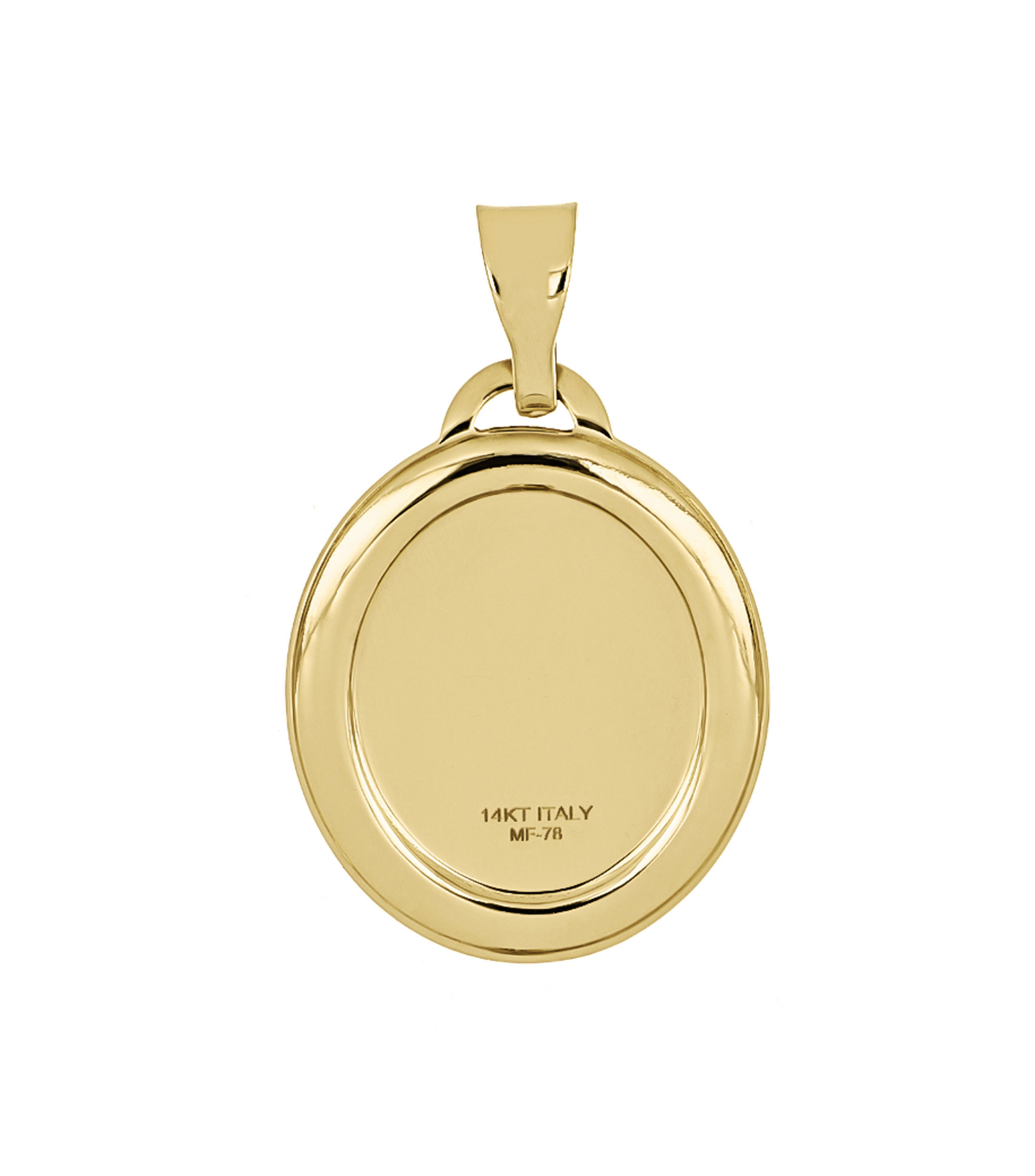 Medalla en oro amarillo 14 Kilates Virgen de Guadalupe Mujer