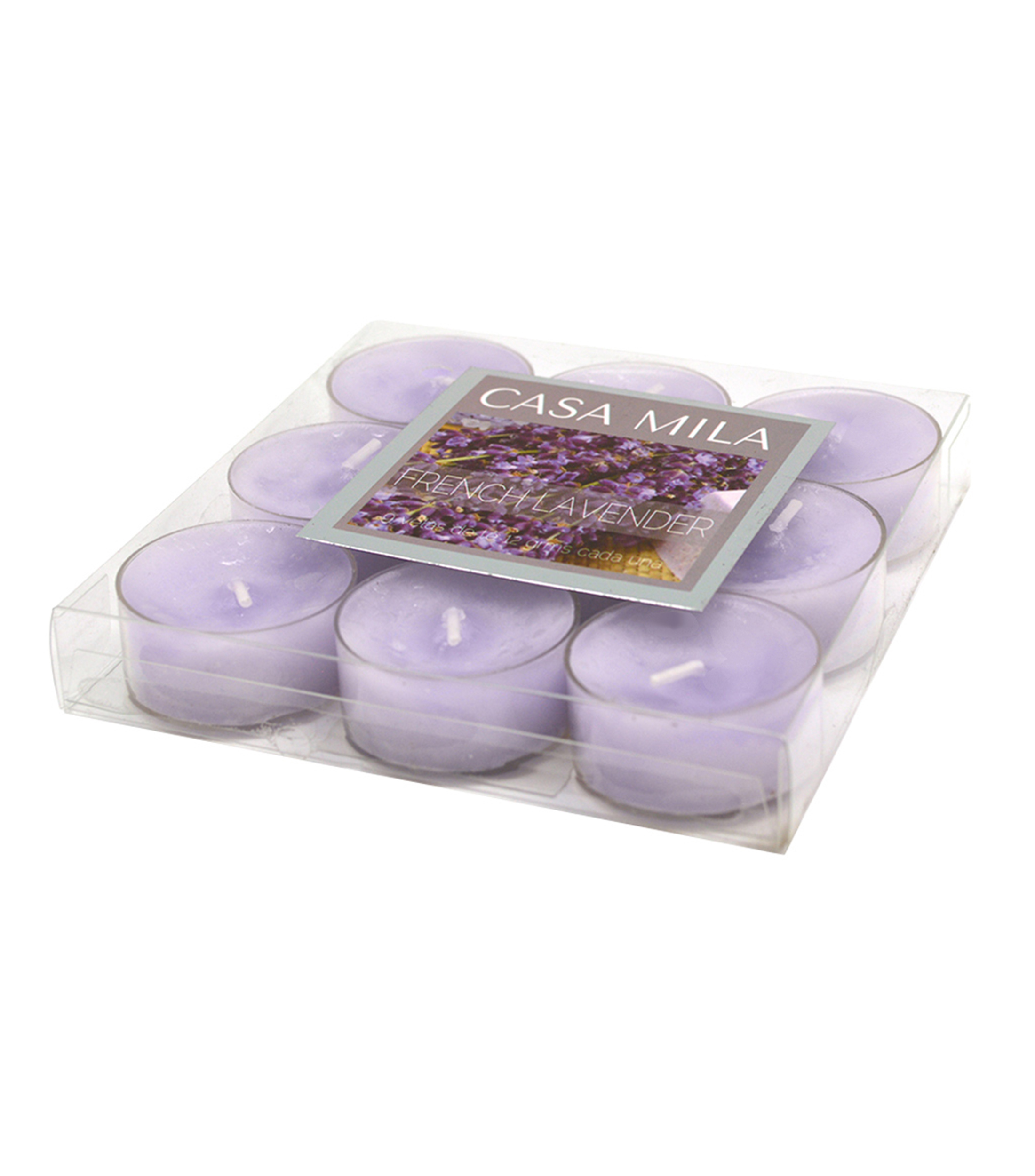 Set 9 Velas Aromáticas Lavender