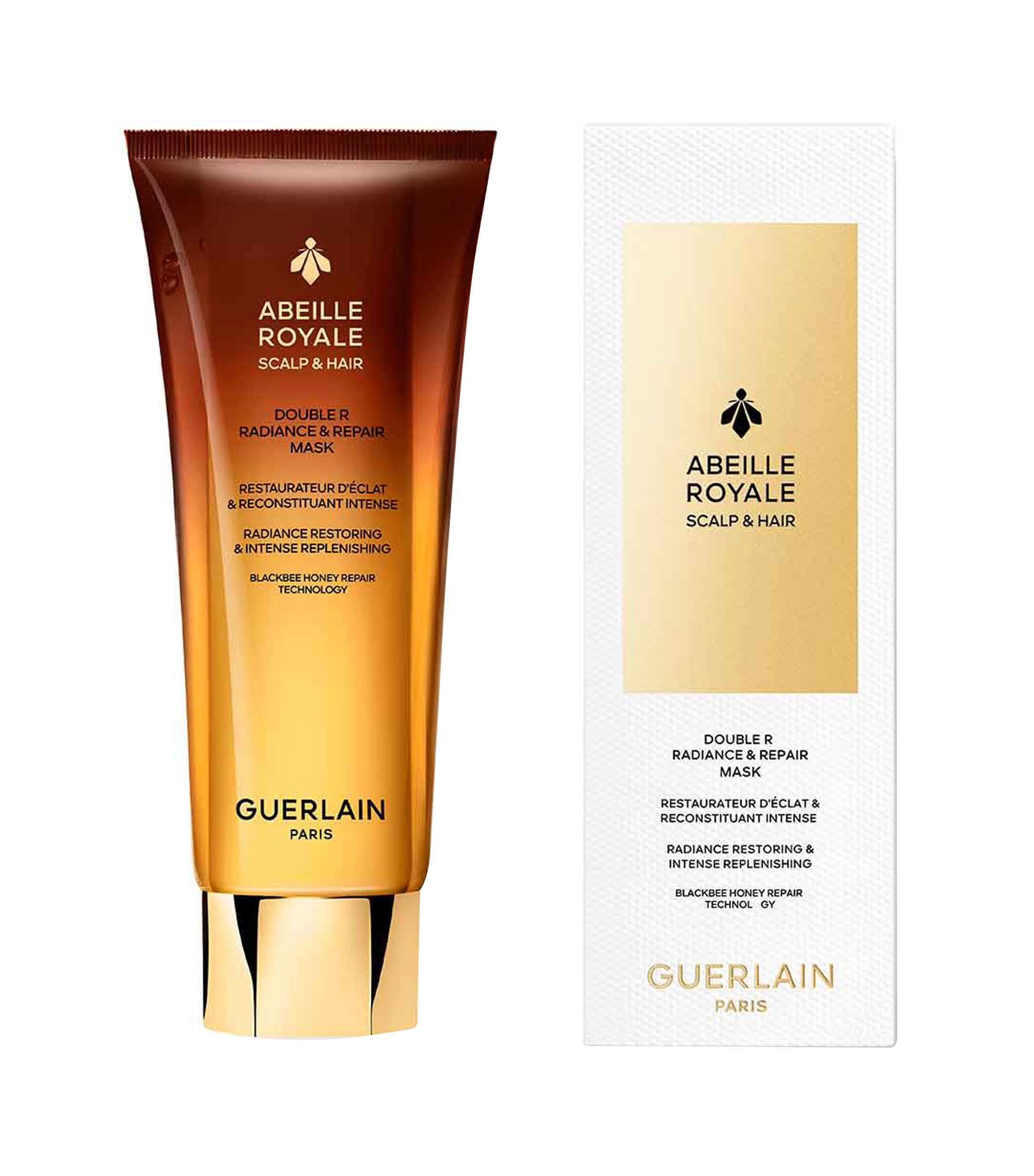 Mascarilla Double R Luminosidad y Reparación Abeille Royale, 200 ml
