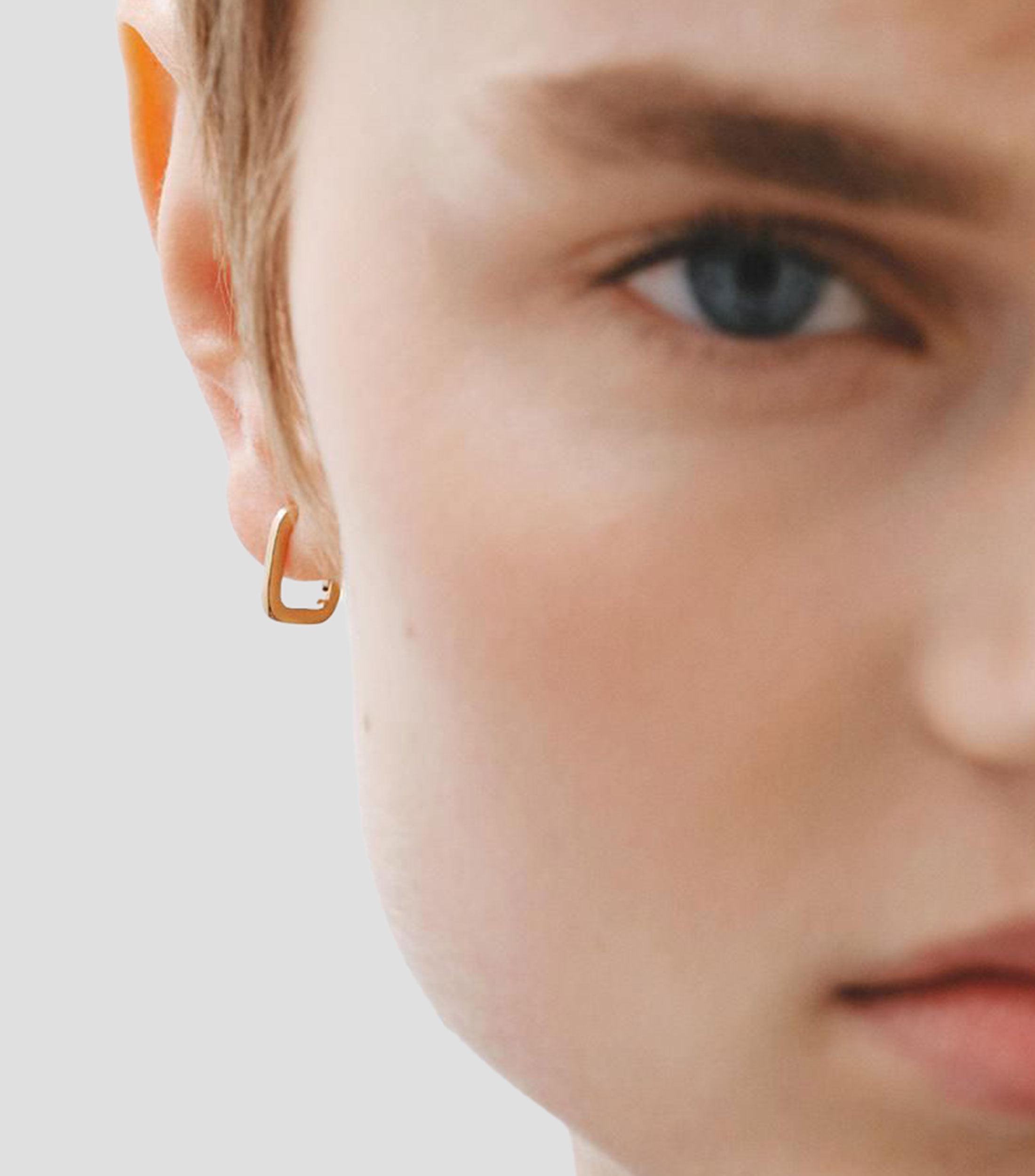 Pendientes en plata .925 cuadrados Mujer