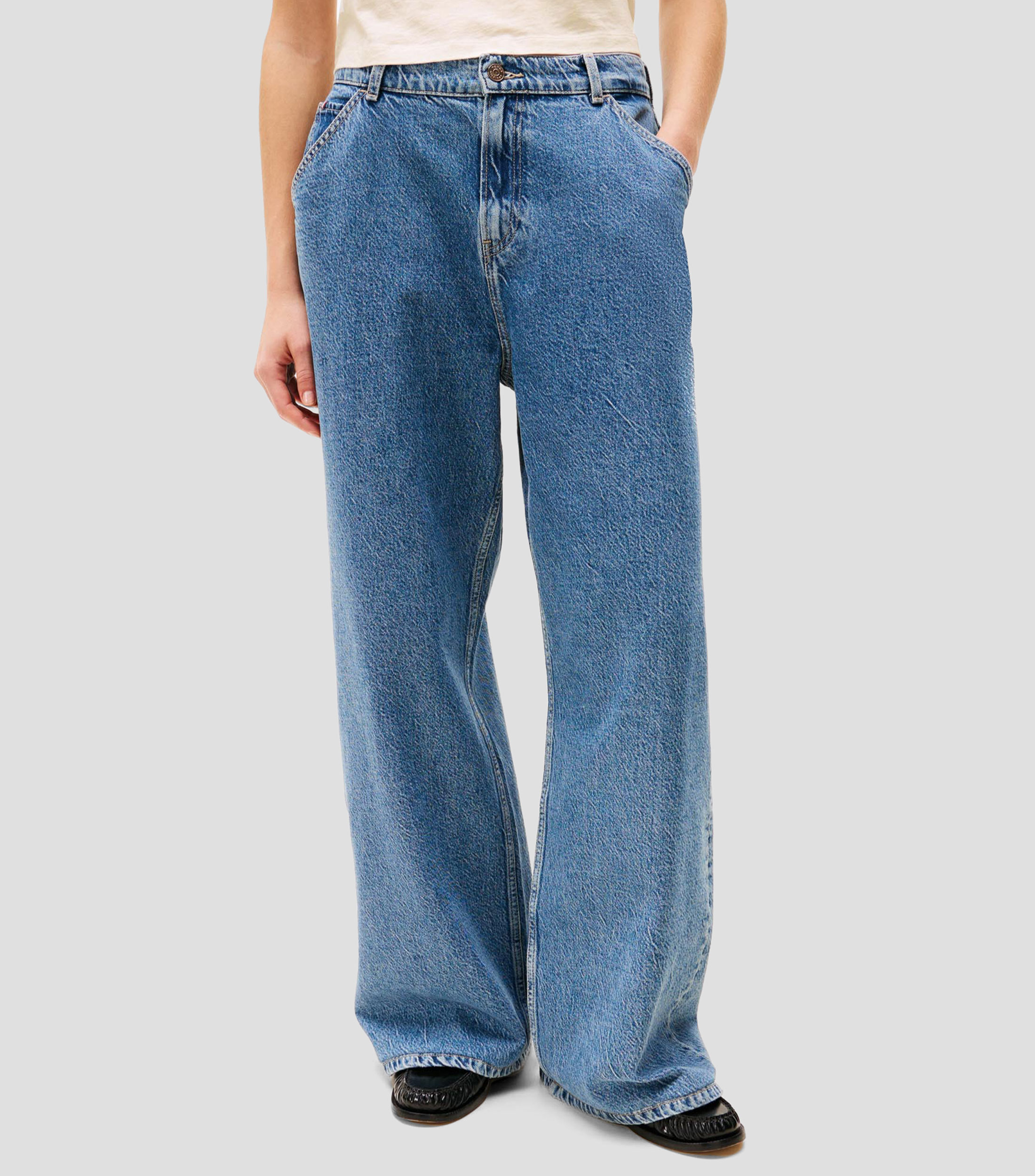 Jeans Wideleg Mujer