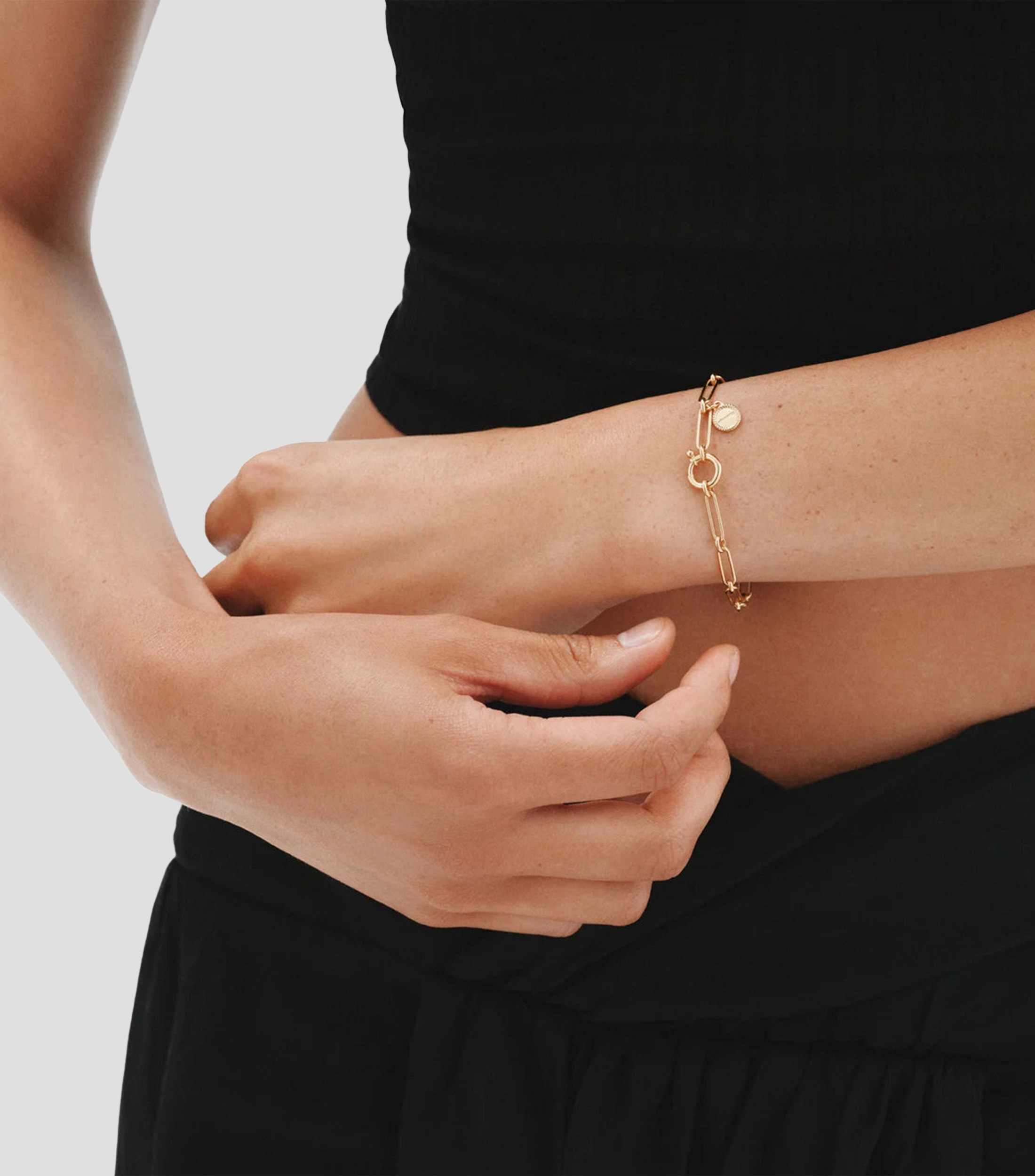 Pulsera en Plata .925 eslabón Mujer