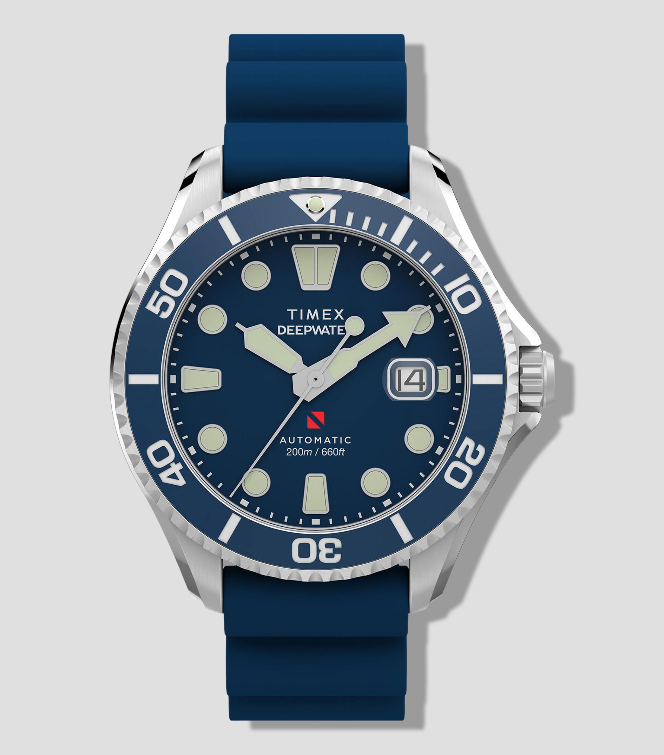 Reloj para Hombre Deepwater Meridian 300 Deportivo Plateado