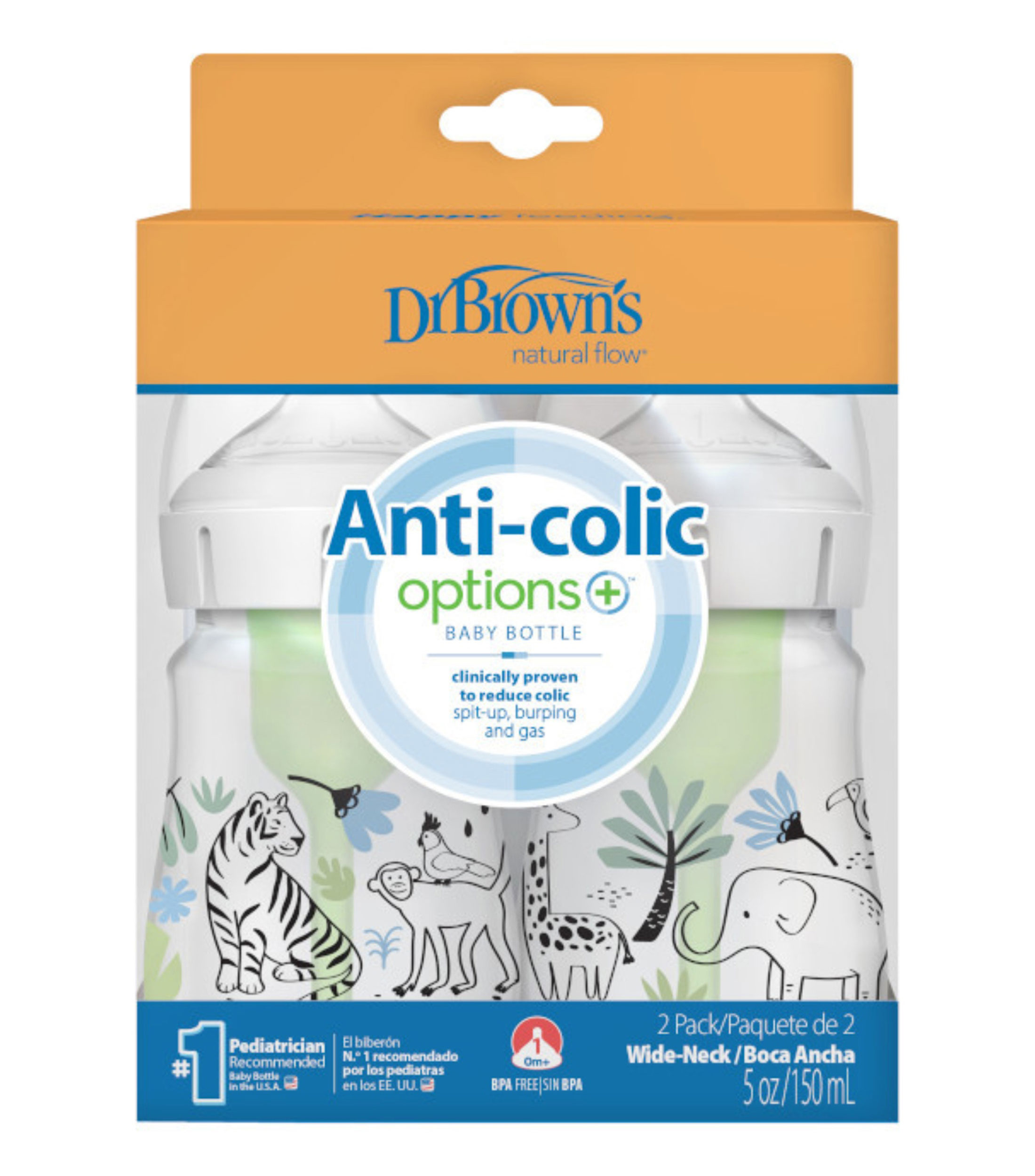 Set 2 Biberones Selva, 150 ml