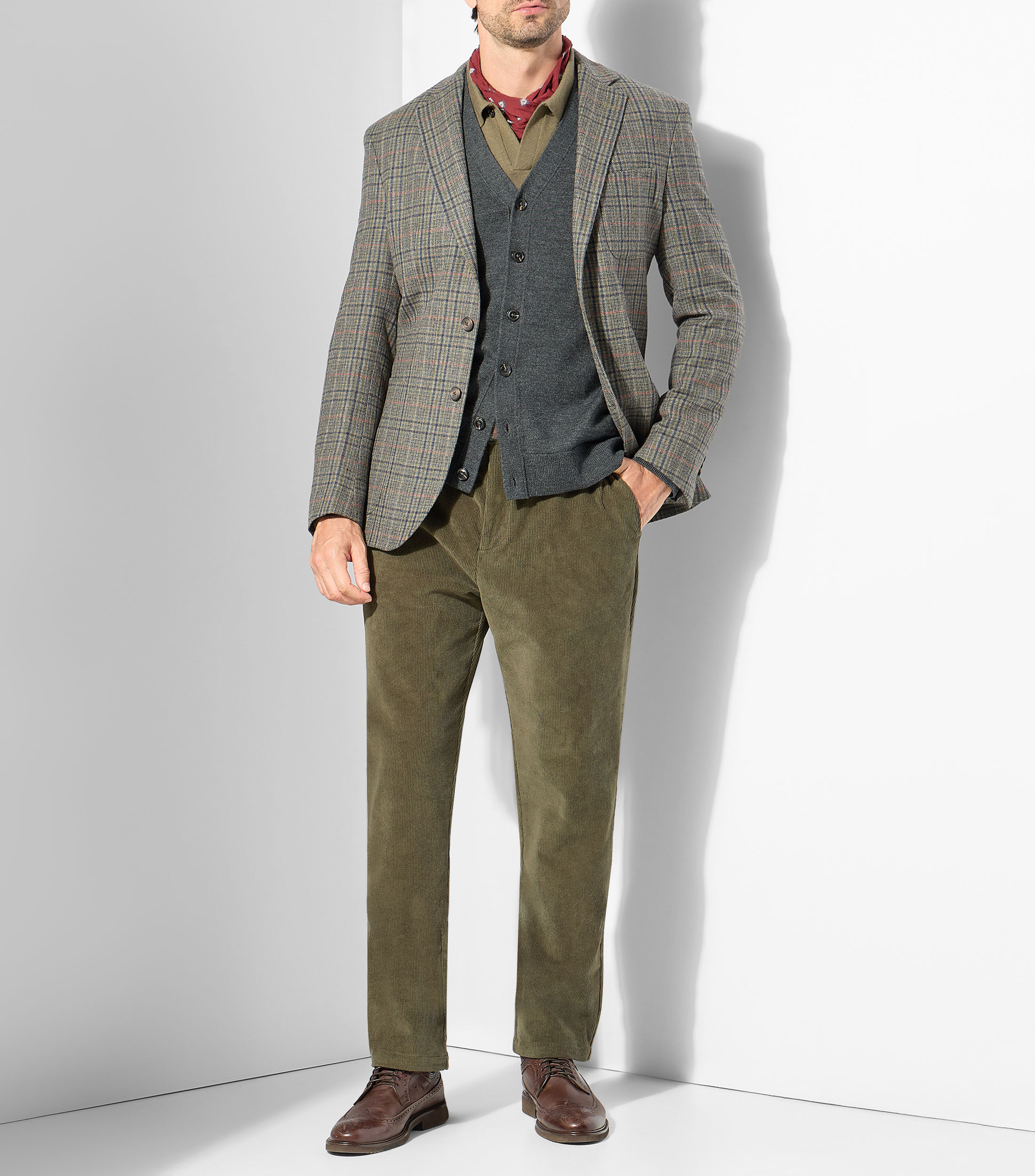 Blazer de cuadros Hombre