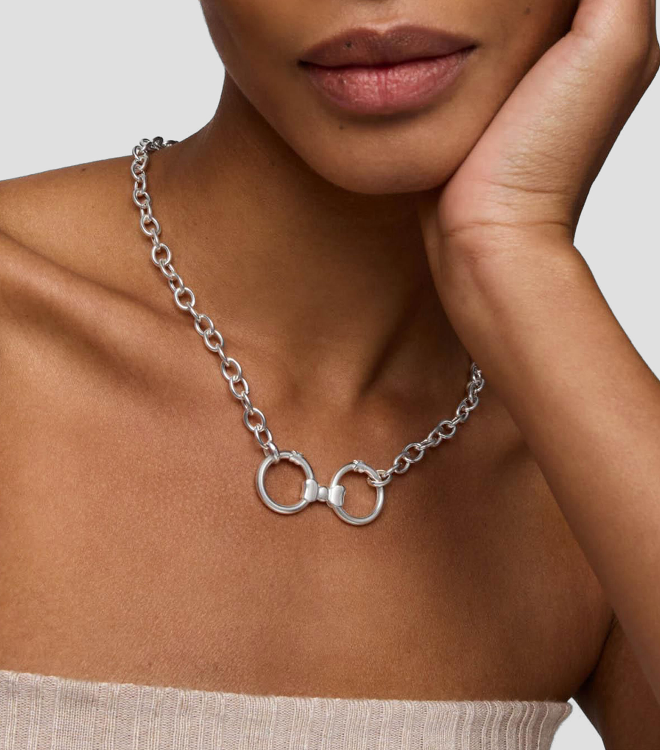 Dije en forma de moño en plata .925 Ribbon Mujer