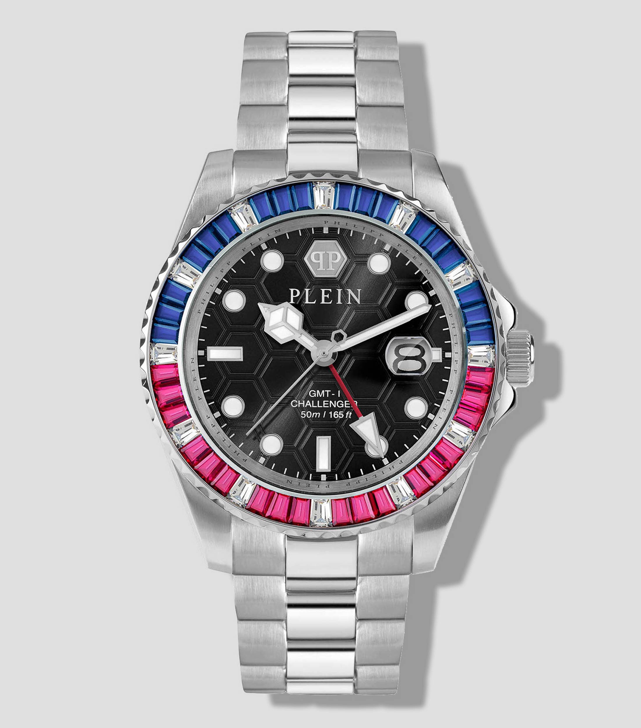 Reloj para Mujer GMT-I Challenger Baguettes Casual, Plateado