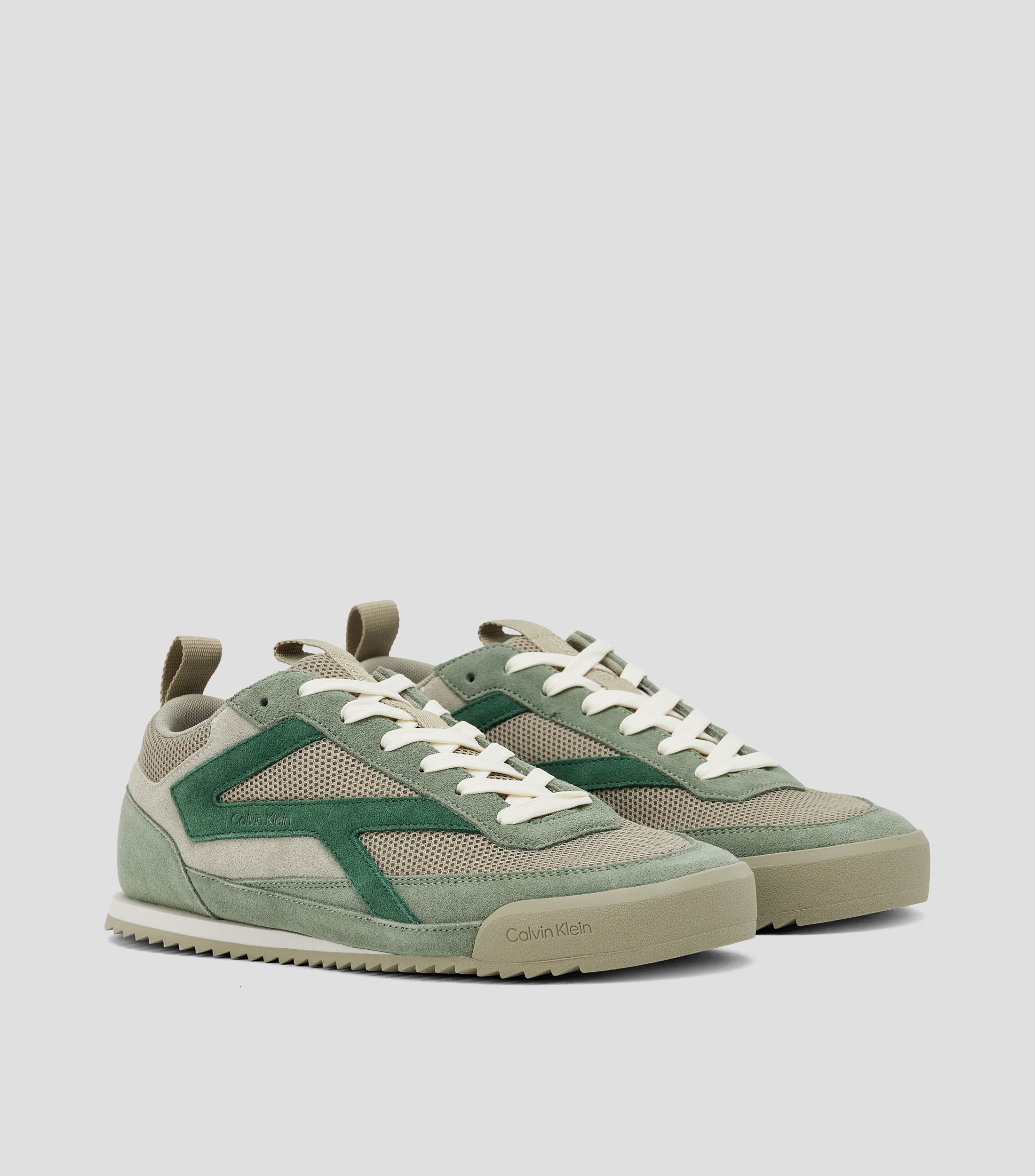 Tenis para correr en cuero vacuno Hombre