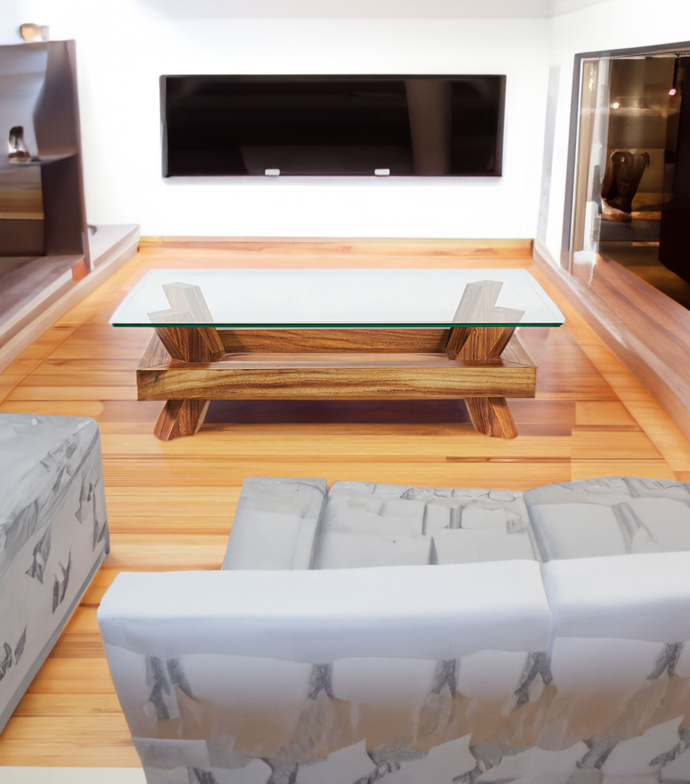 Mesa de centro Yalena, de madera