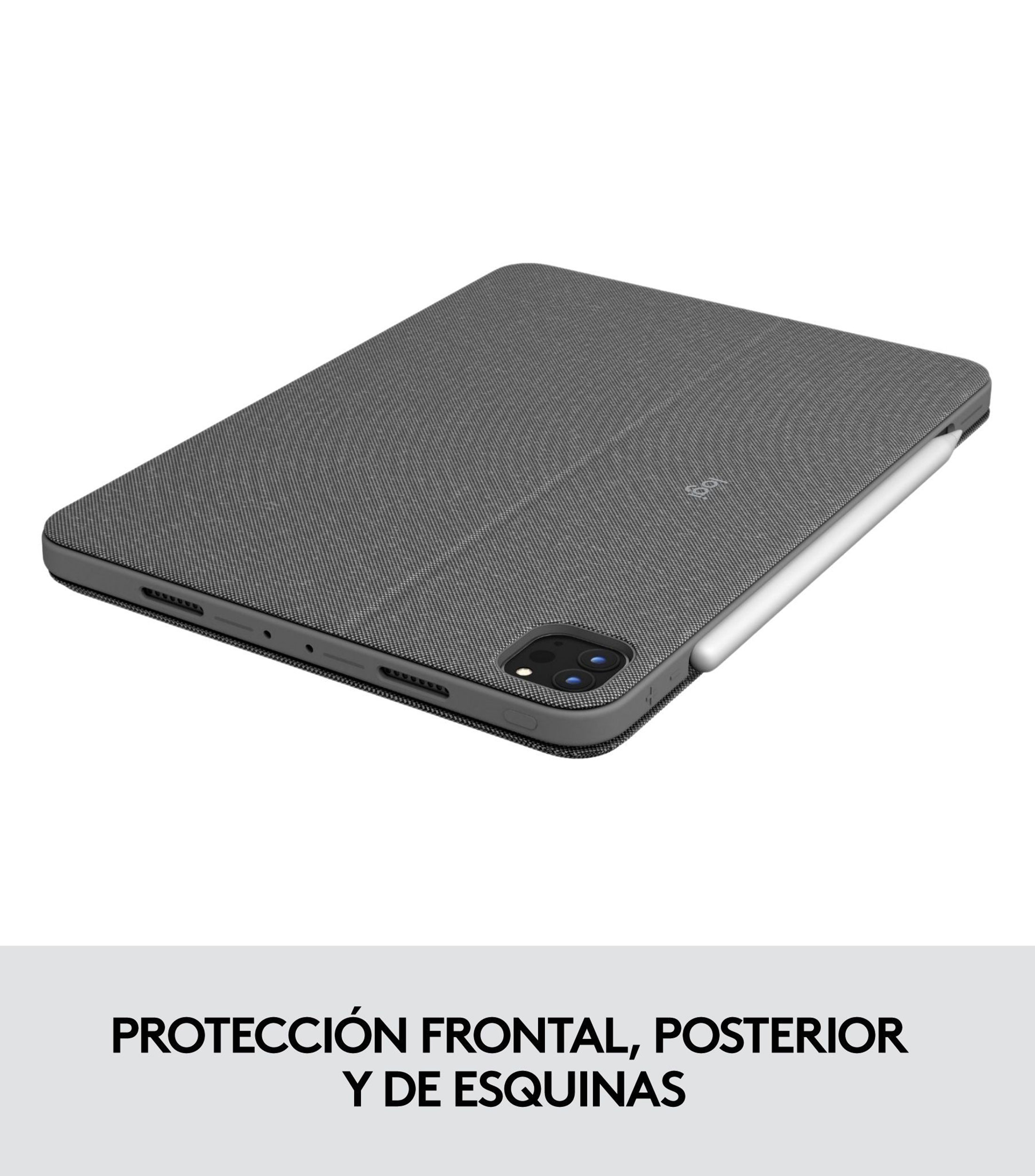 Funda Combo Touch con Teclado Trackpad para iPad Pro 11quot Gen 1, 2, 3 - Gris Oxford