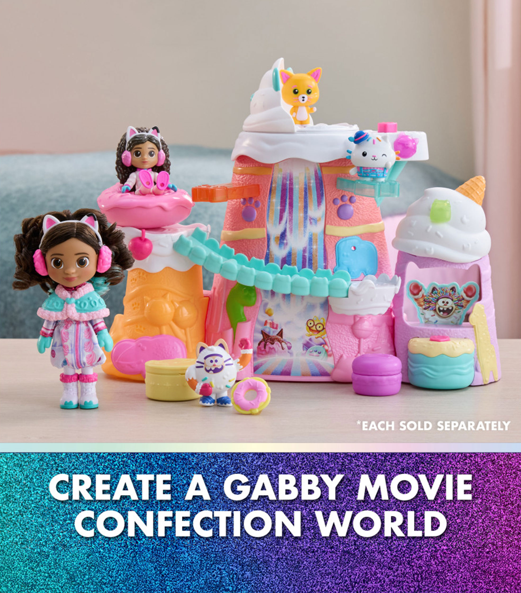Playset Gabby’s Dollhouse: The Movie - Montaña dulce