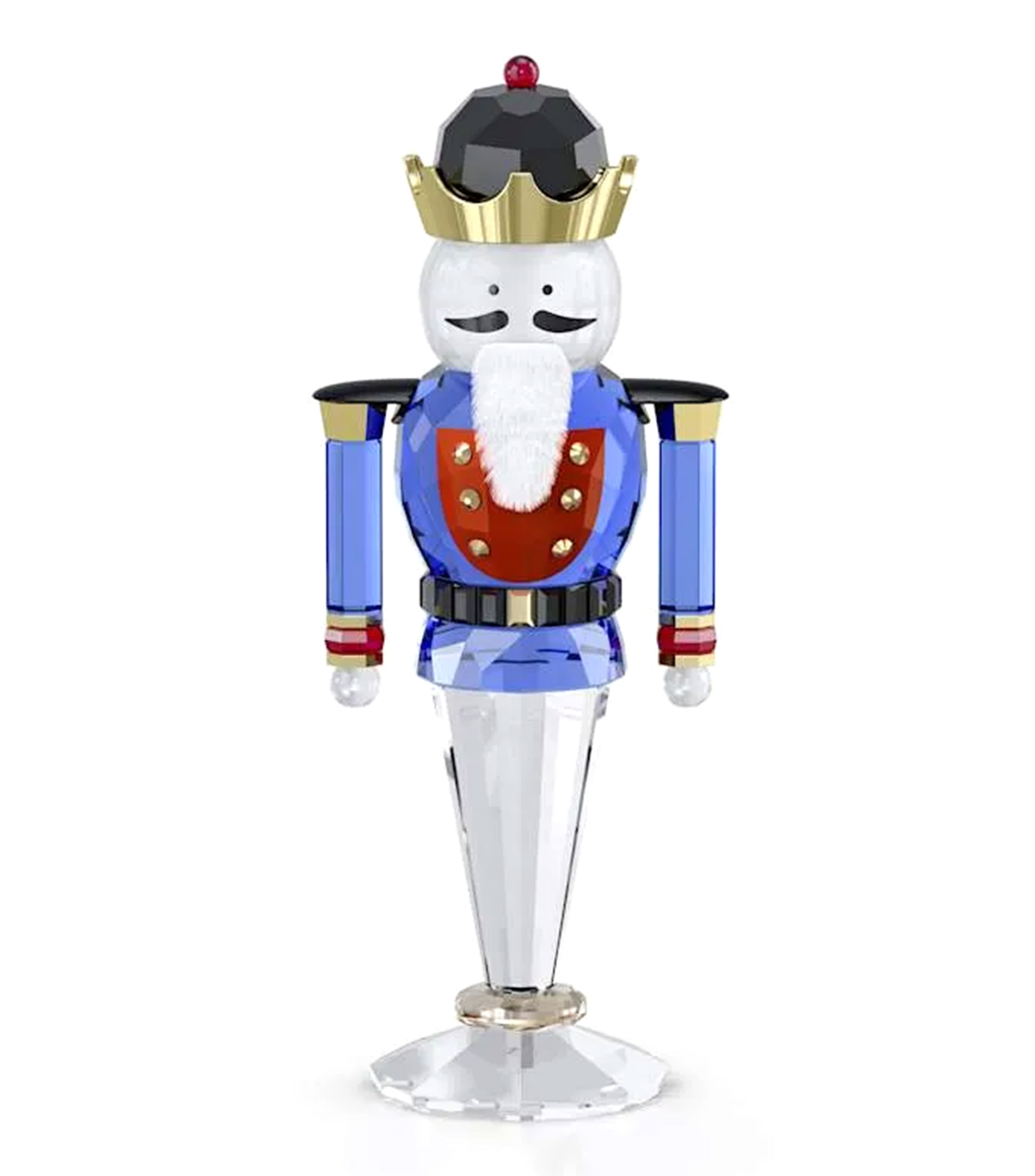 Figura decorativa de Cascanueces en cristal