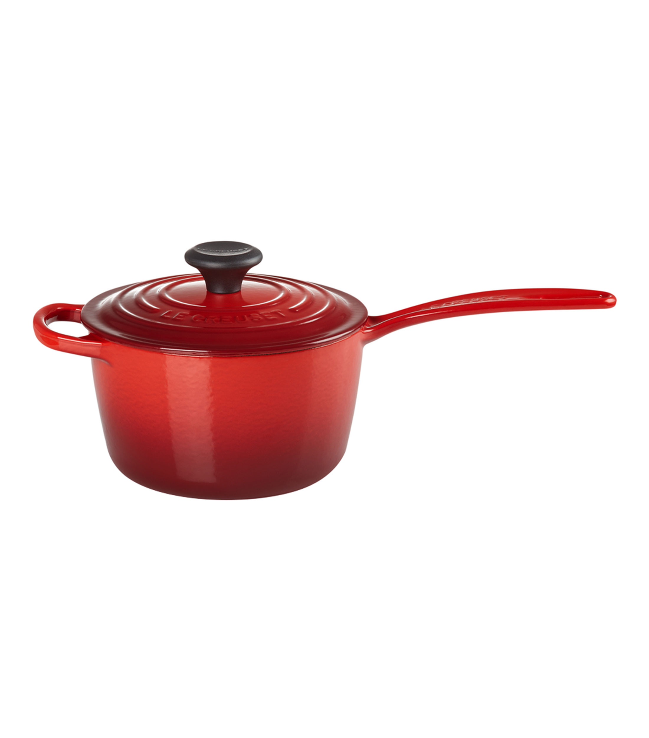 Cazo con Tapa de 16 cm Rojo Cerise en Hierro Colado