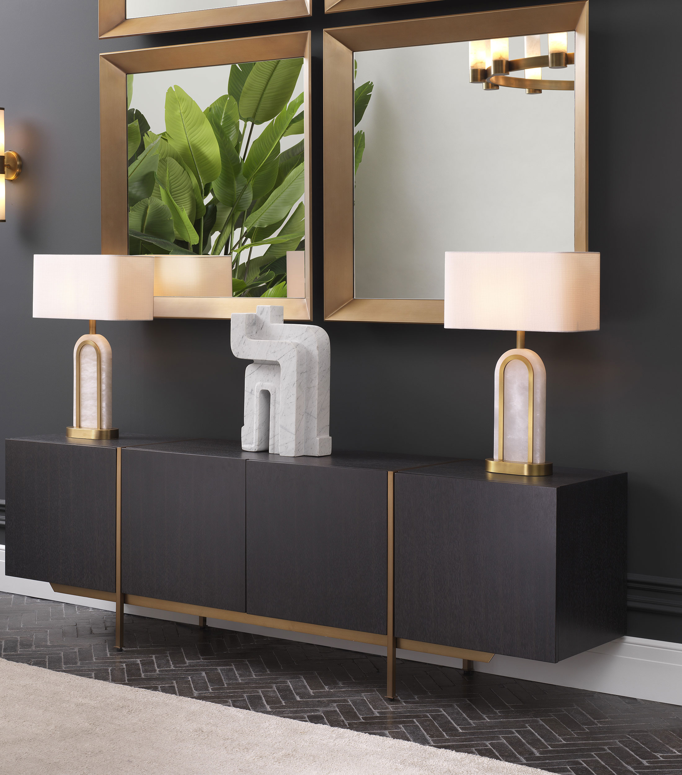 Lampara de mesa Alabastro 220 V