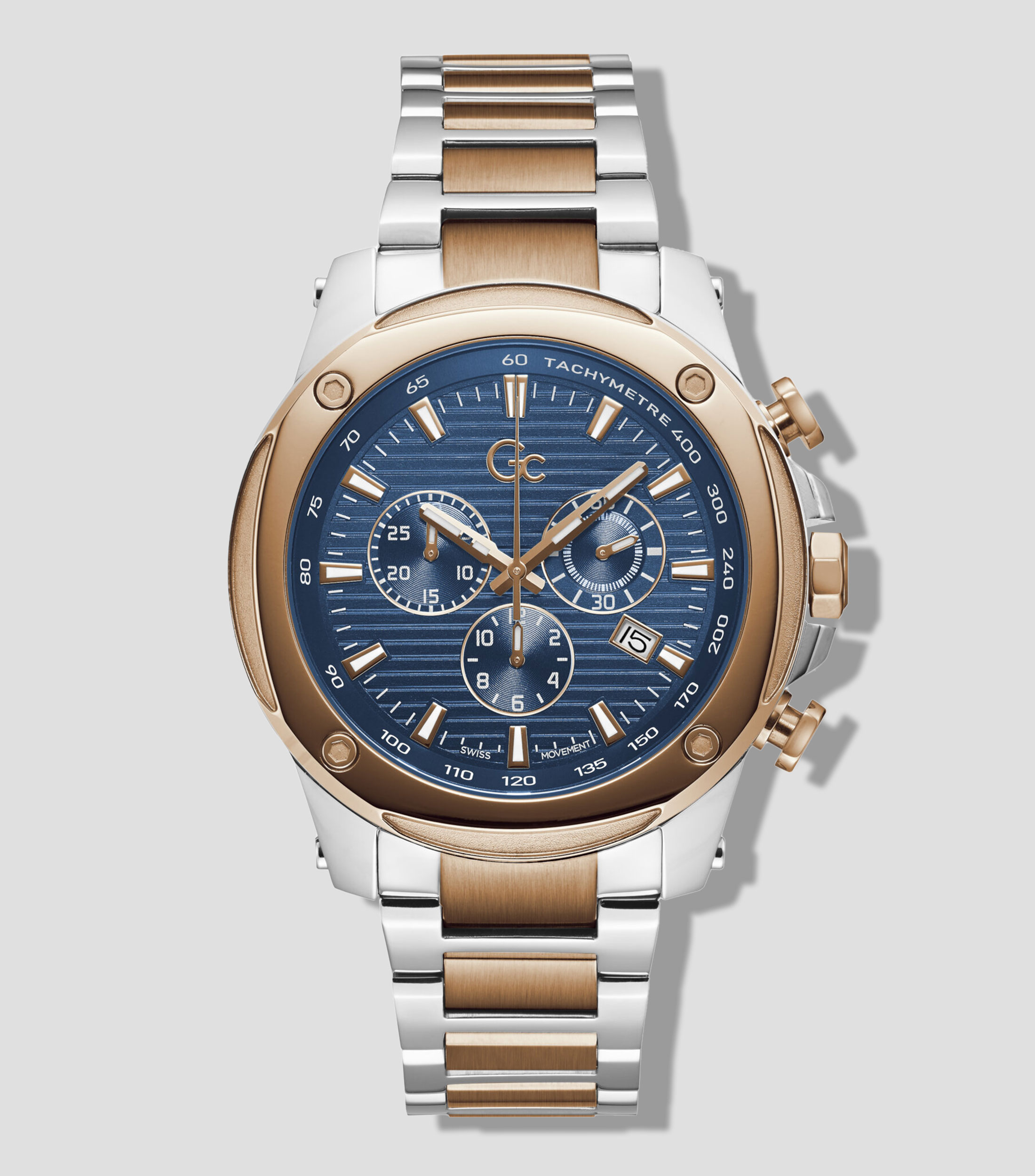 Reloj para Hombre CableForce casual plateado, dorado
