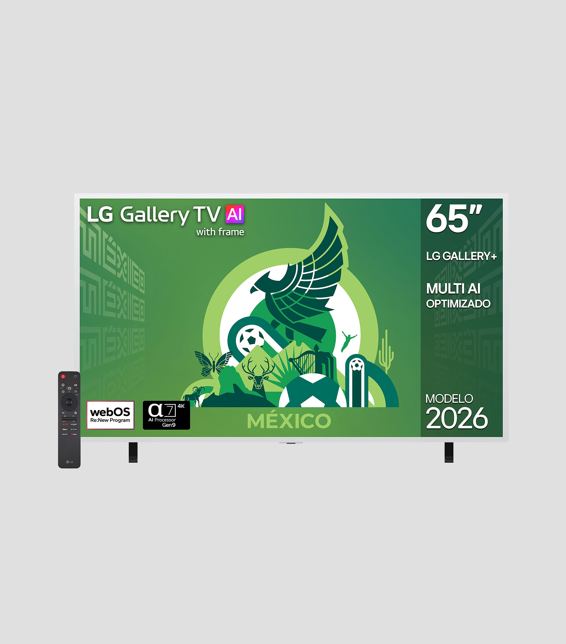 Pantalla 65 Pulgadas Plana QNED 4K 65LX7BPSA