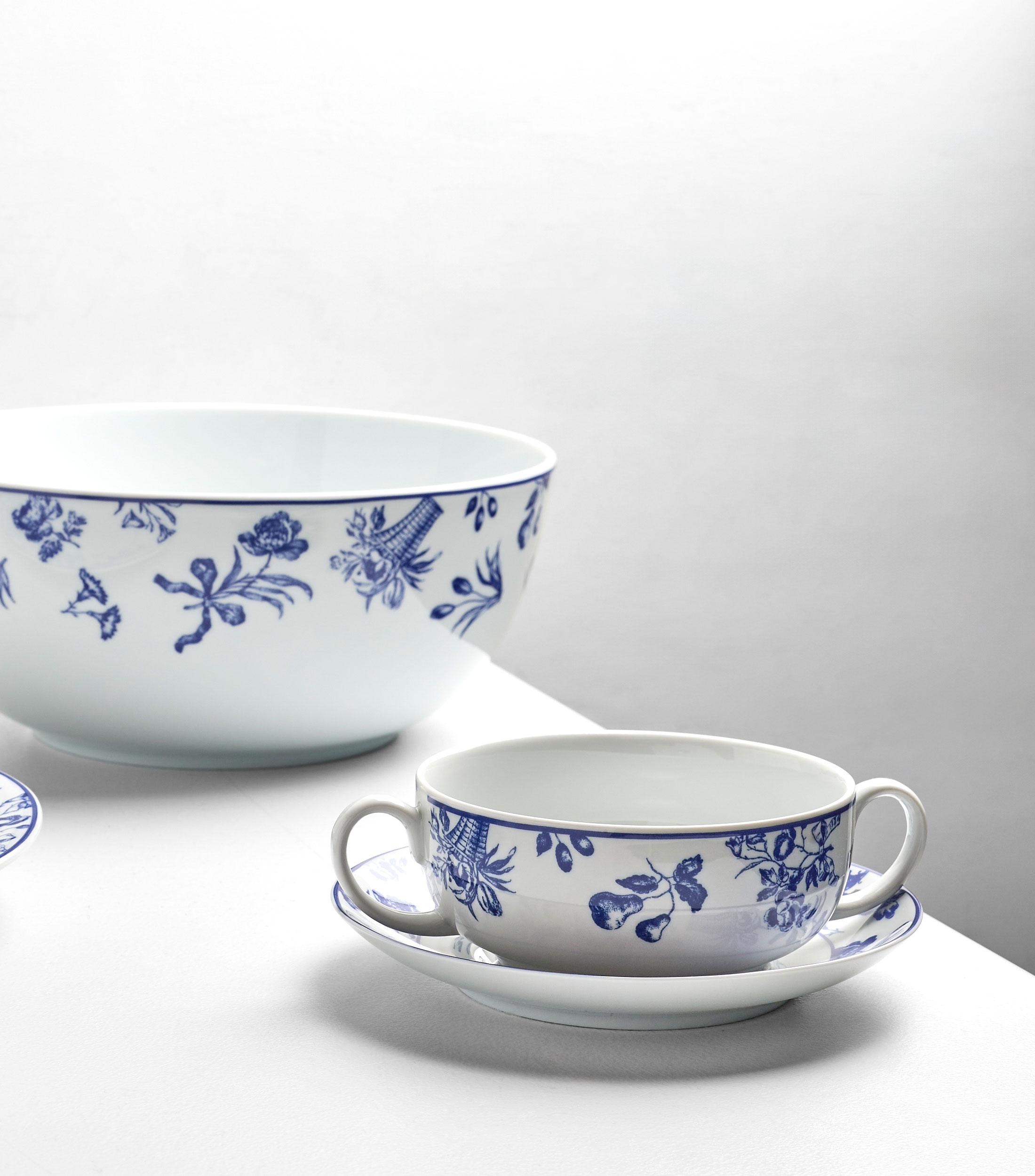 Taza Consomé Cn Plat Chintz