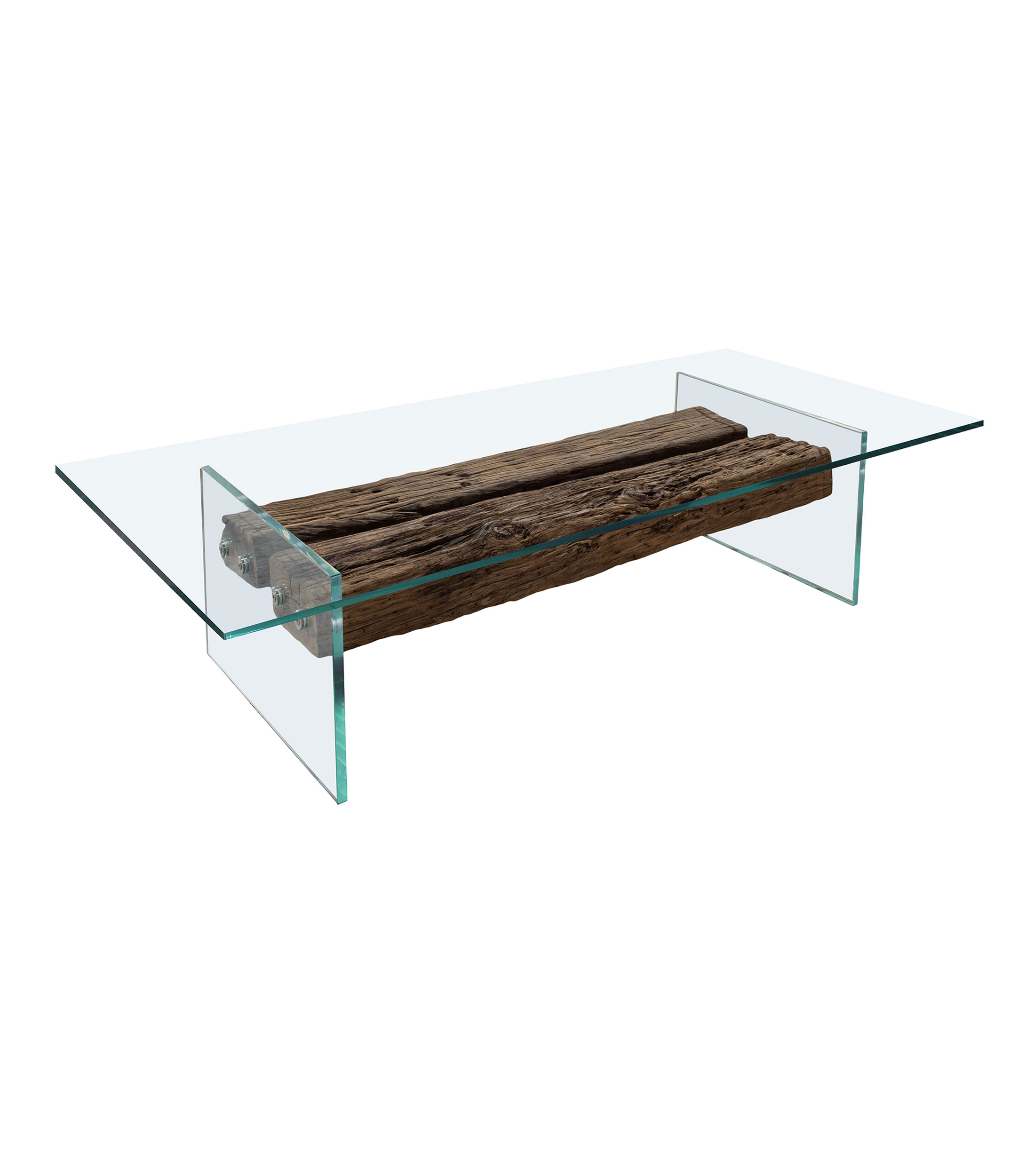 Mesa de centro Detroit en cristal