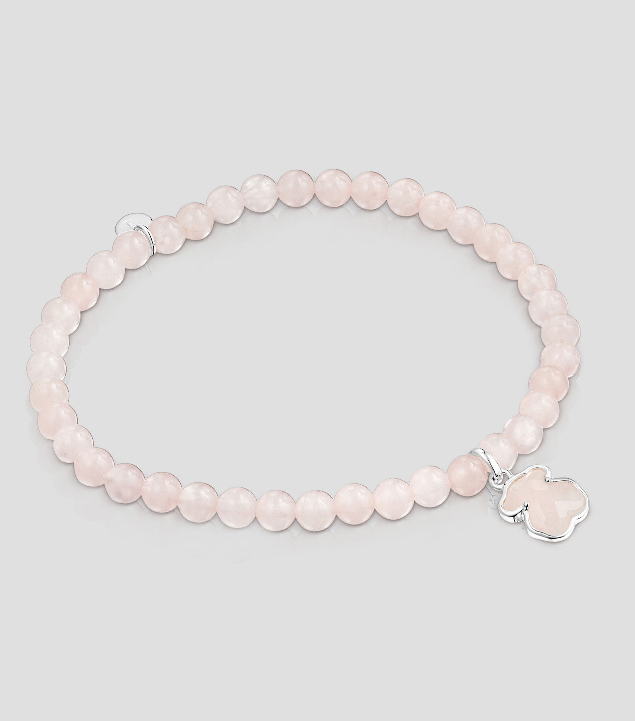 Pulsera elástica Rosa con cuarzo Icon Color Mujer