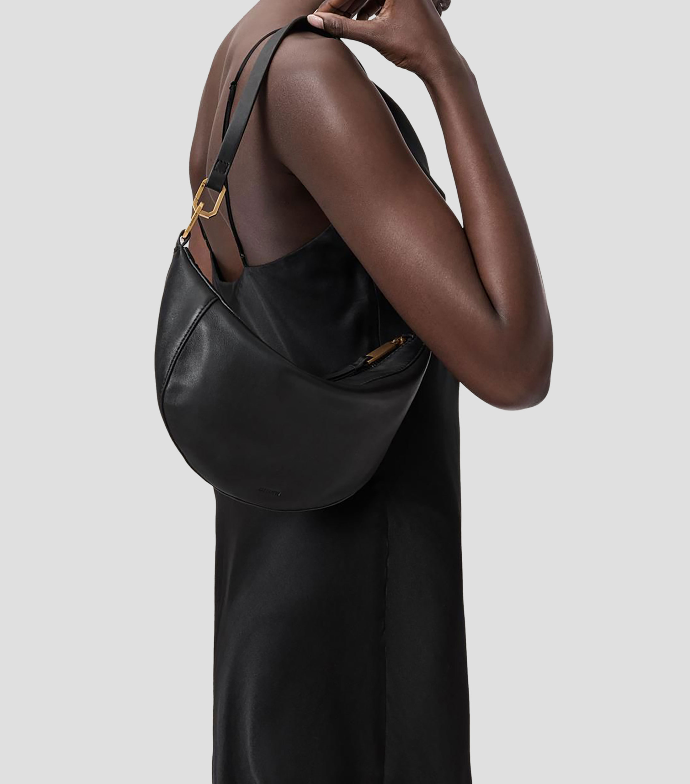 Bolsa shoulder en piel Luna Mujer
