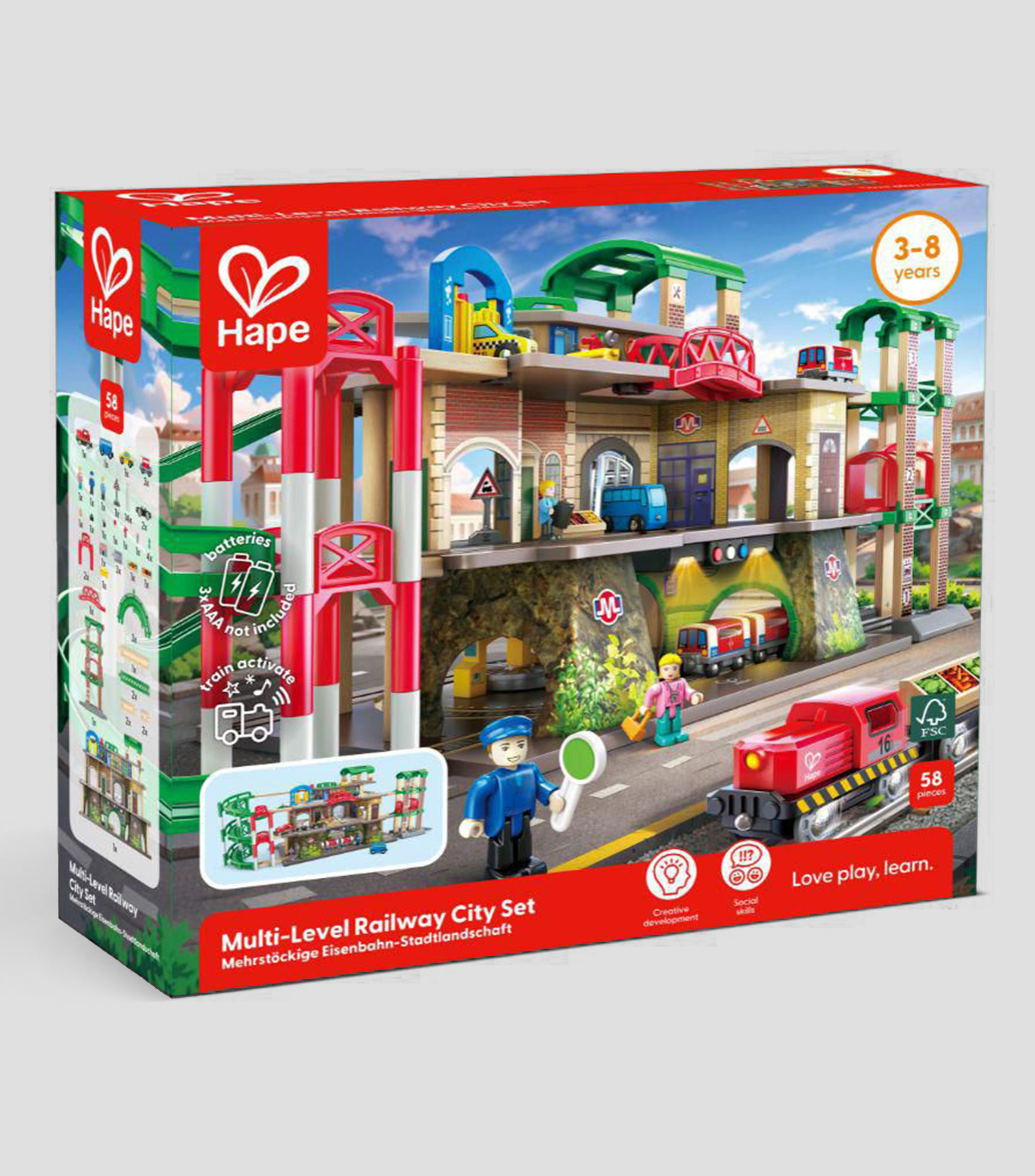 Set Ciudad de Ferrocarril de Múltiples Niveles