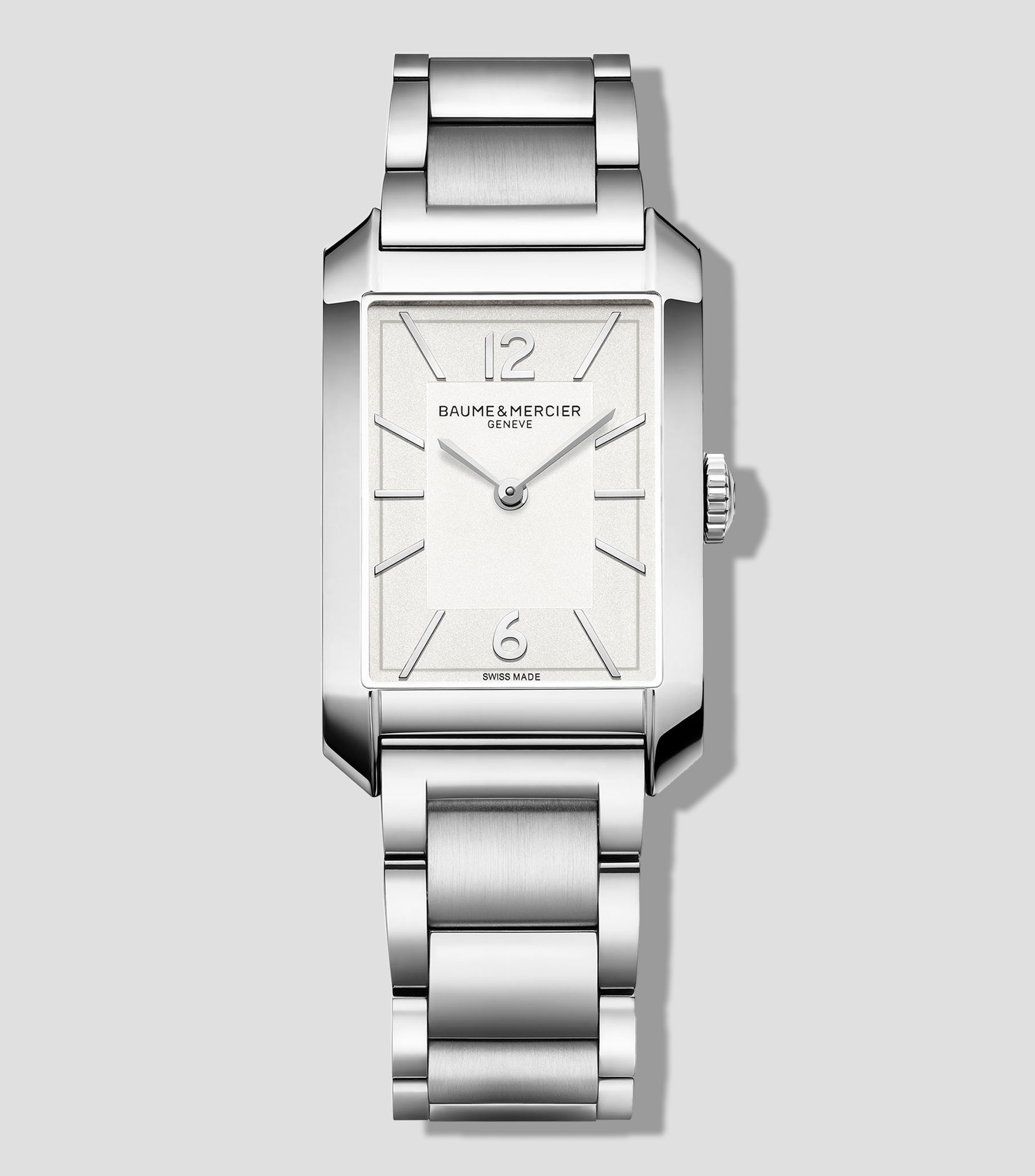 Reloj para Mujer Hampton De Vestir Plateada, Gris