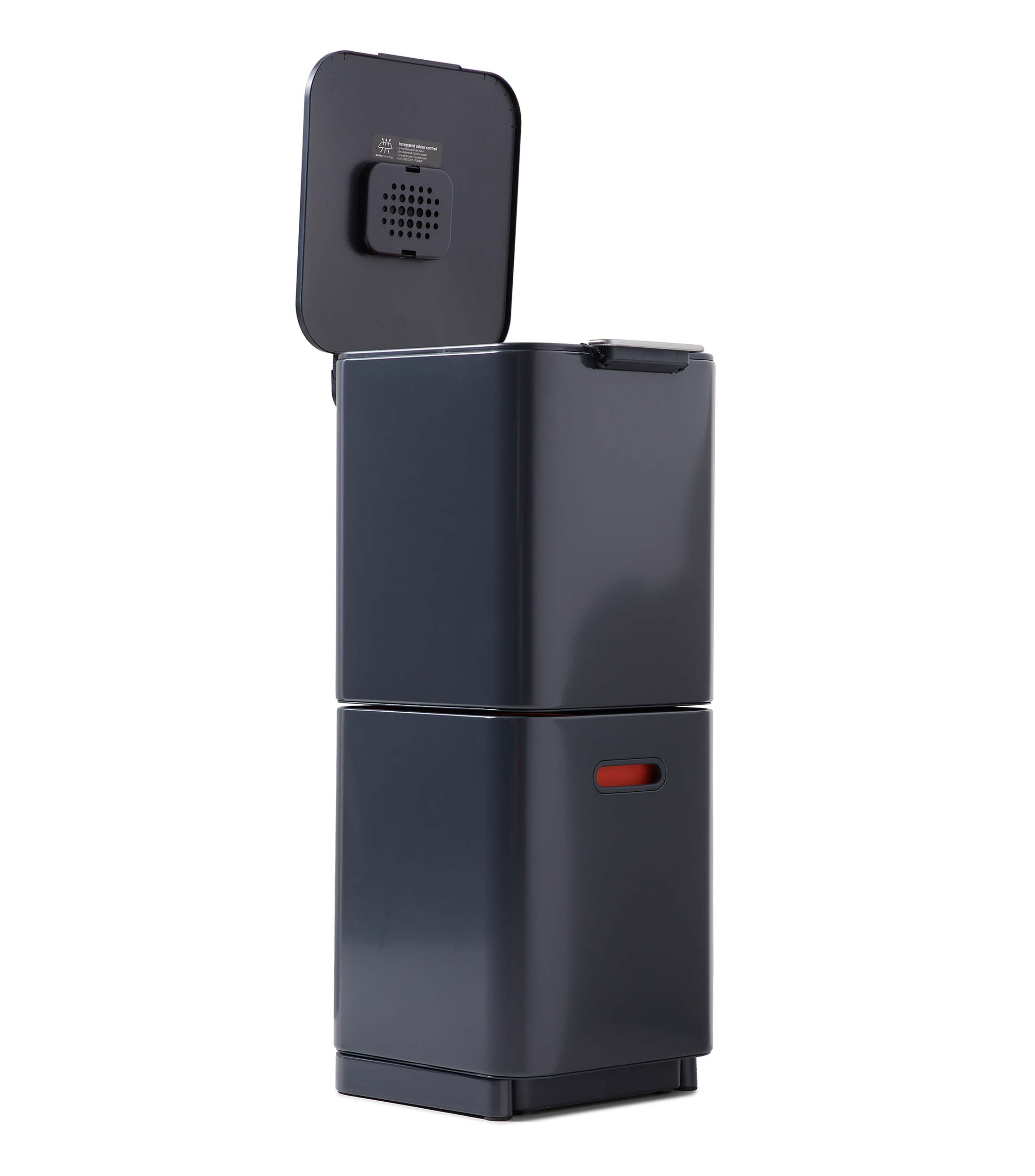 Bote para basura Totem Compact en acero