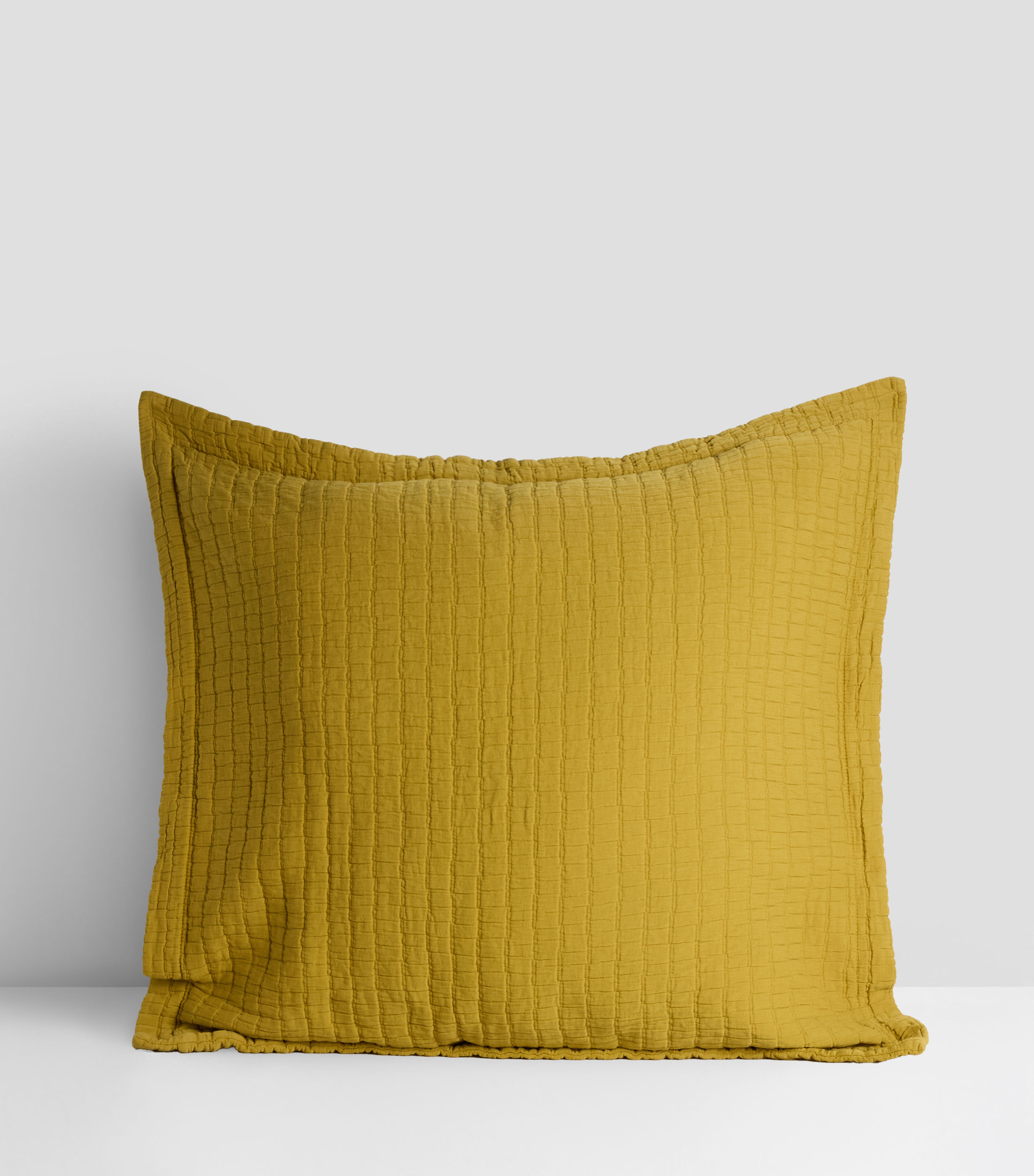 Funda para almohada Euro en algodón Minimal verde citrus