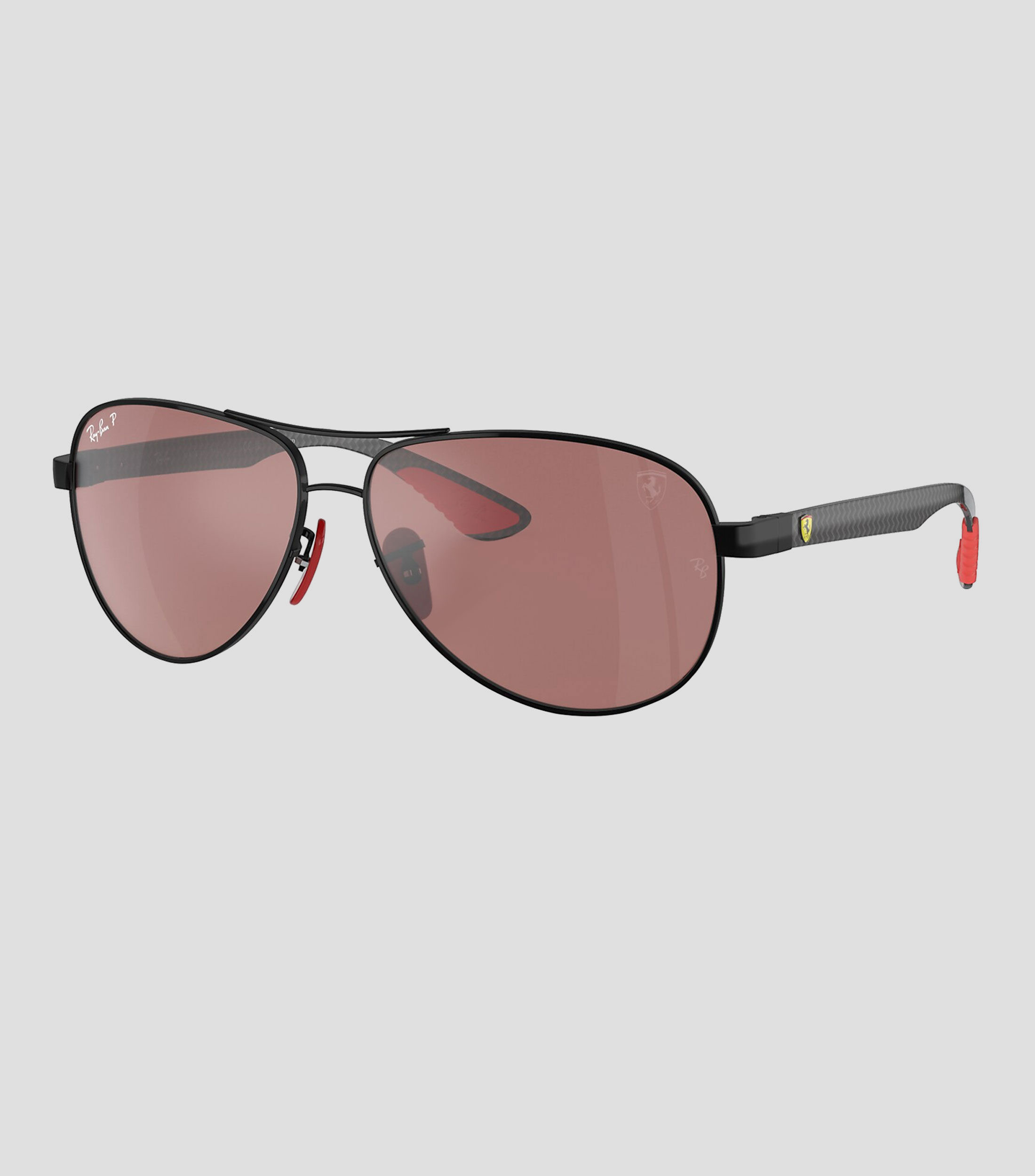 Lentes de sol Aviador Scuderia Ferrari Negros Unisex