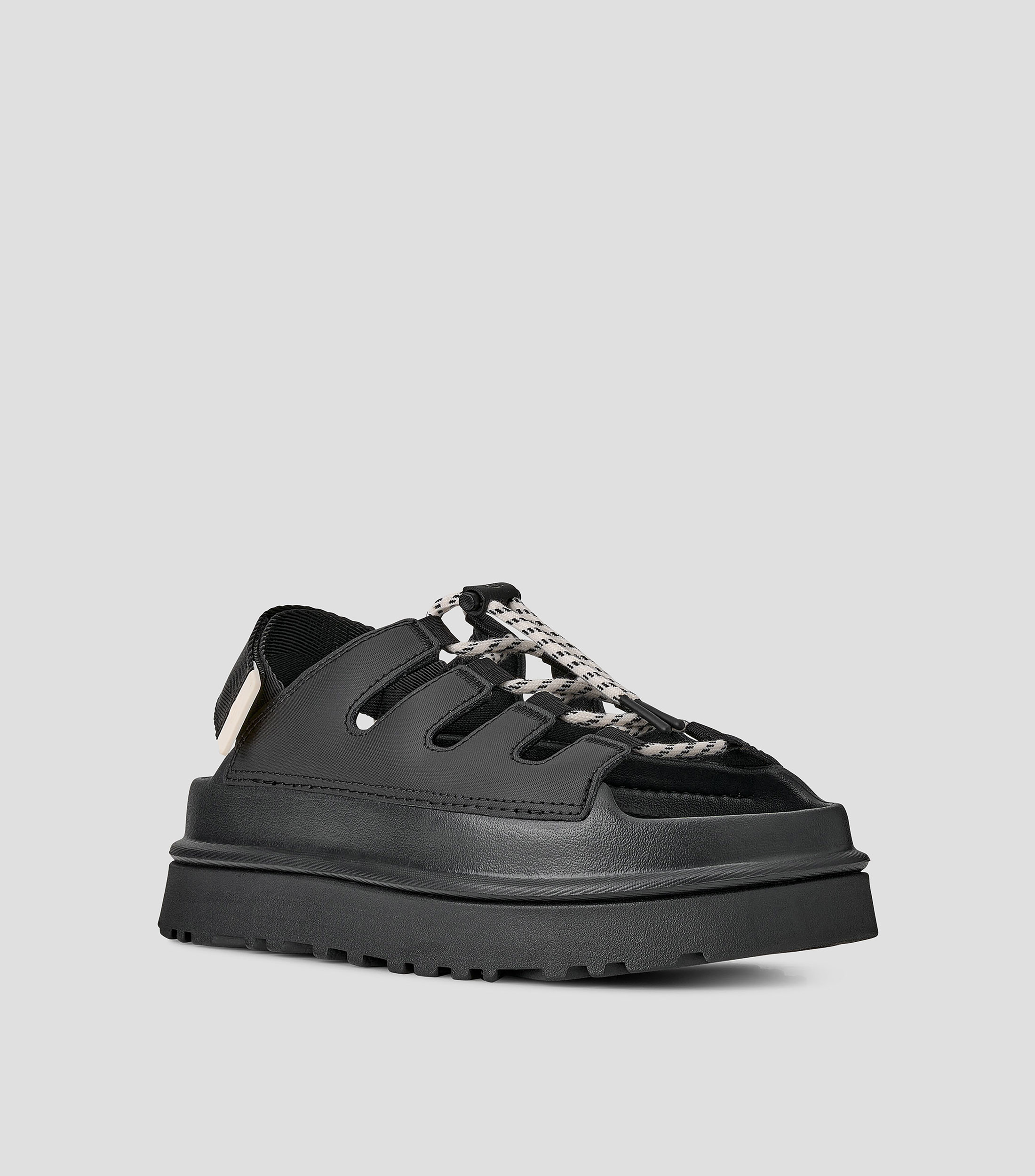 Sandalias planas con plataforma GoldenGlow Mujer