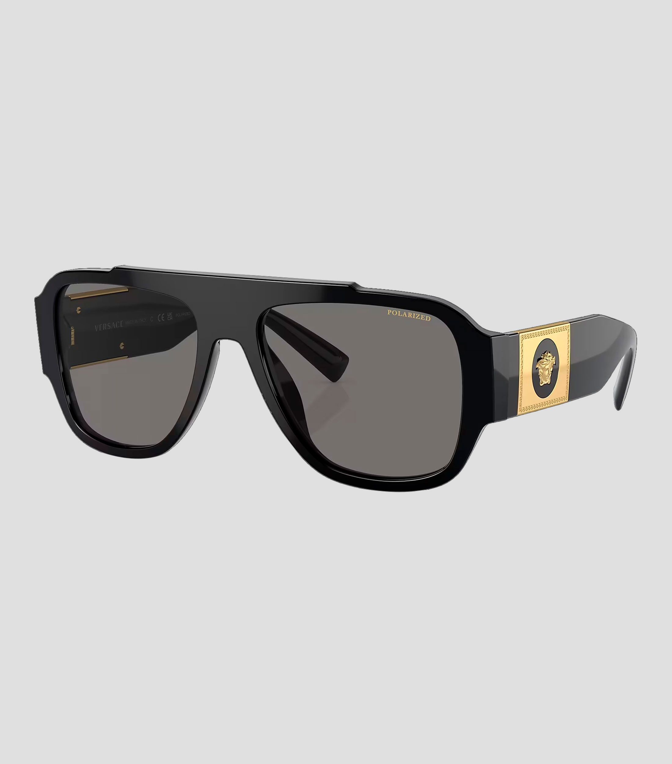 Lentes de sol Aviador negros Hombre
