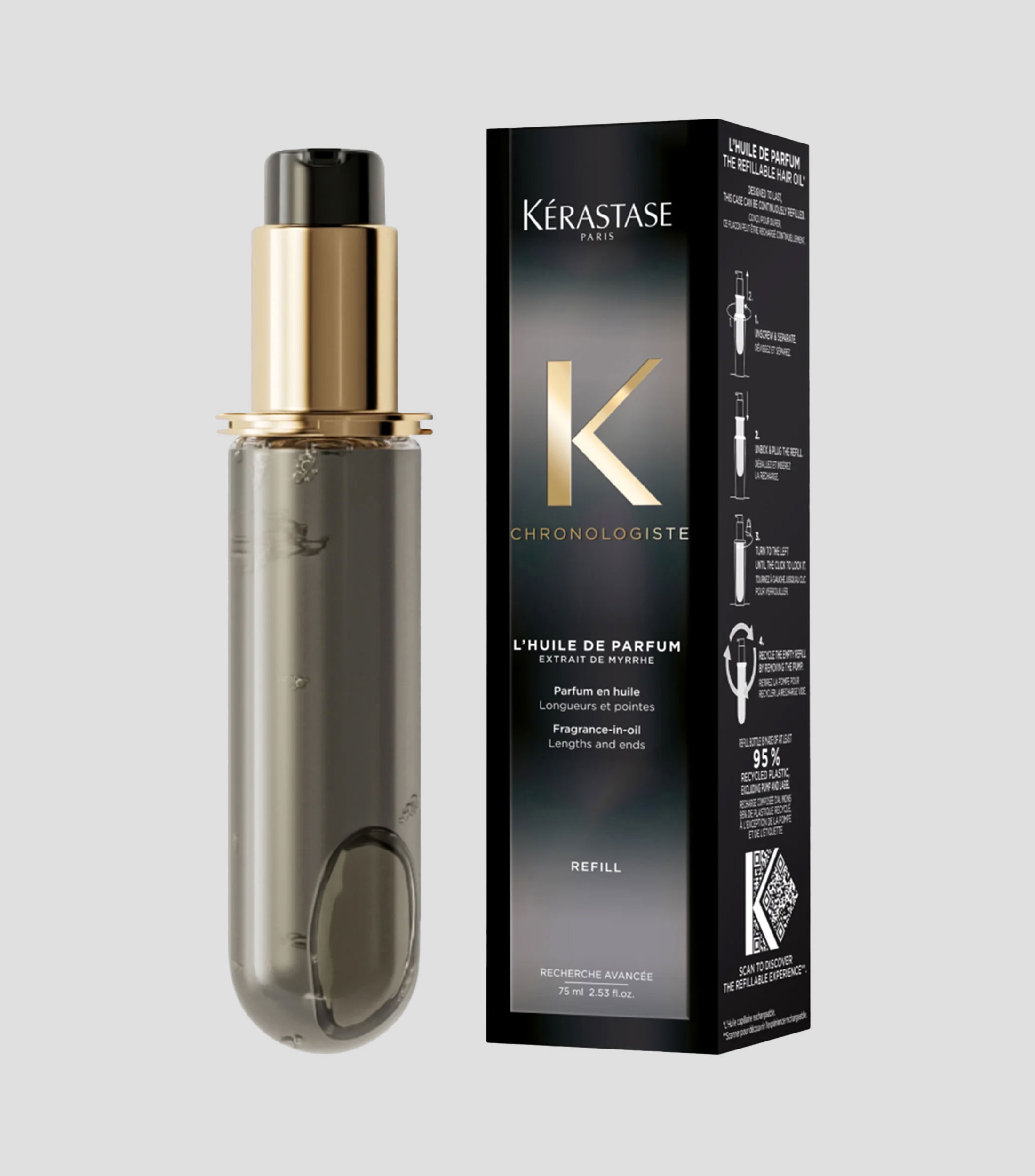 Refill de Perfume Capilar Chronologiste LHuile de Parfum, 75 ml