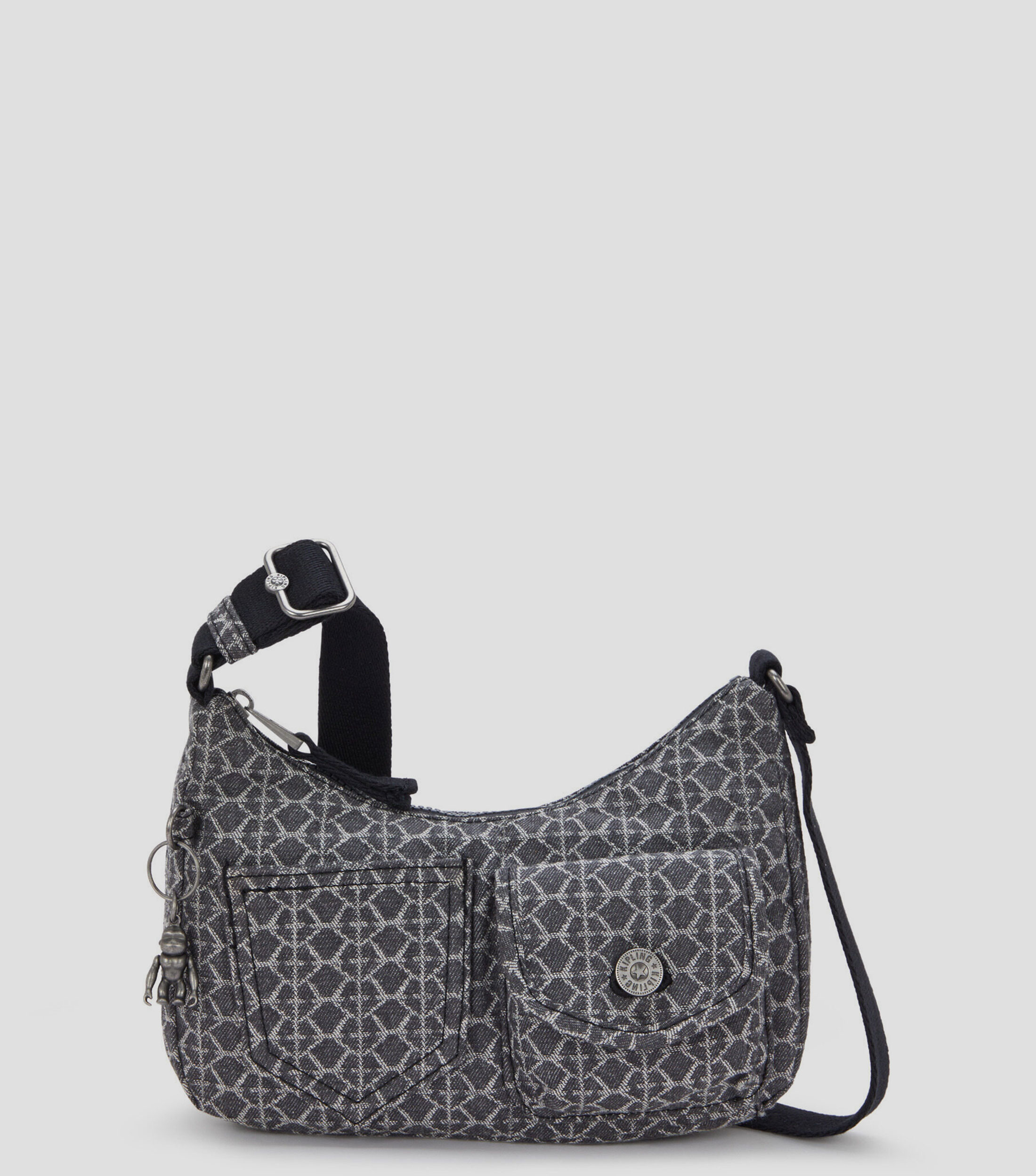 Bolsa crossbody gris Kenda estampada Niña