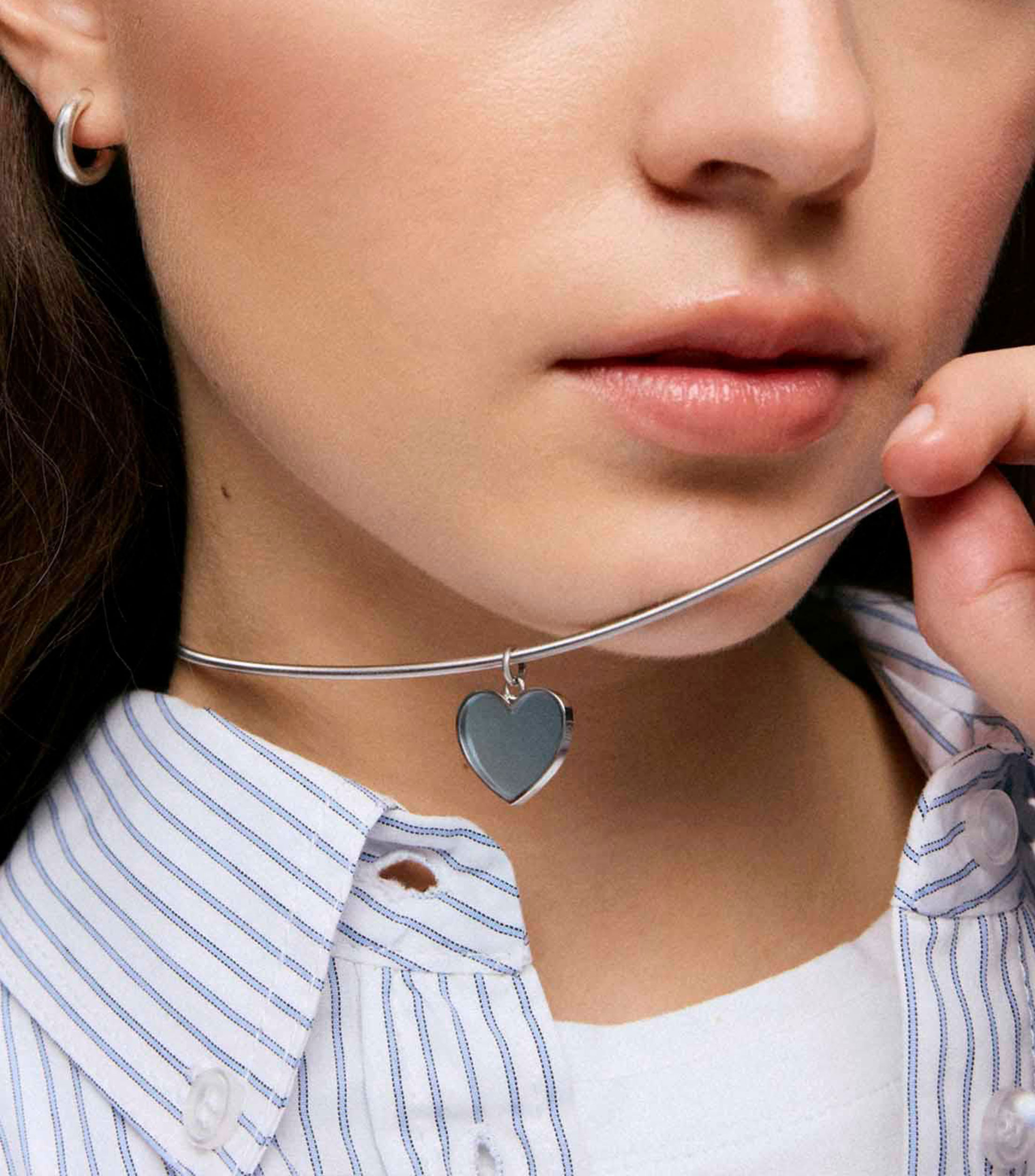 Dije corazón Galaxy Mujer