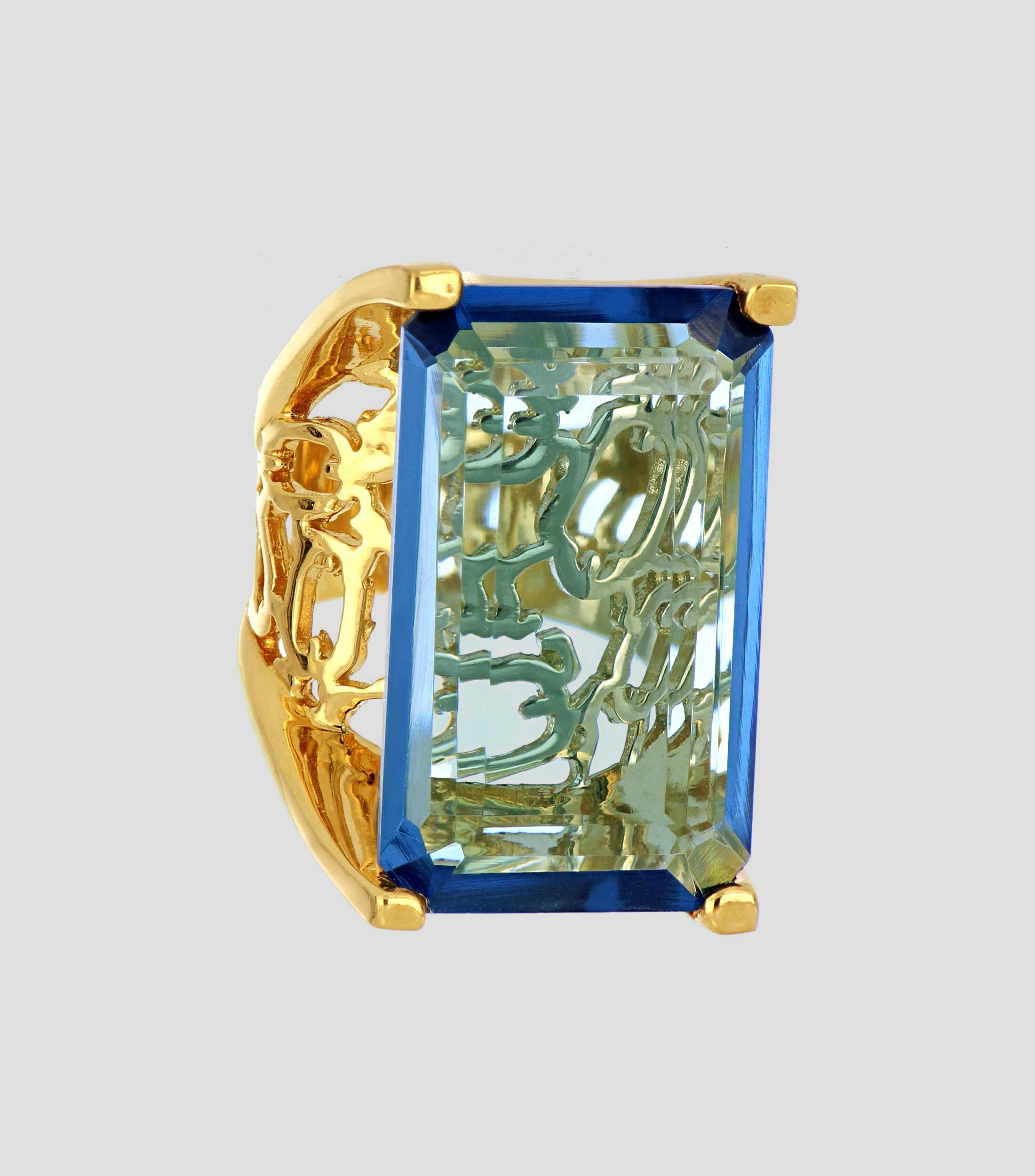 Anillo en plata El Guerrero Mujer