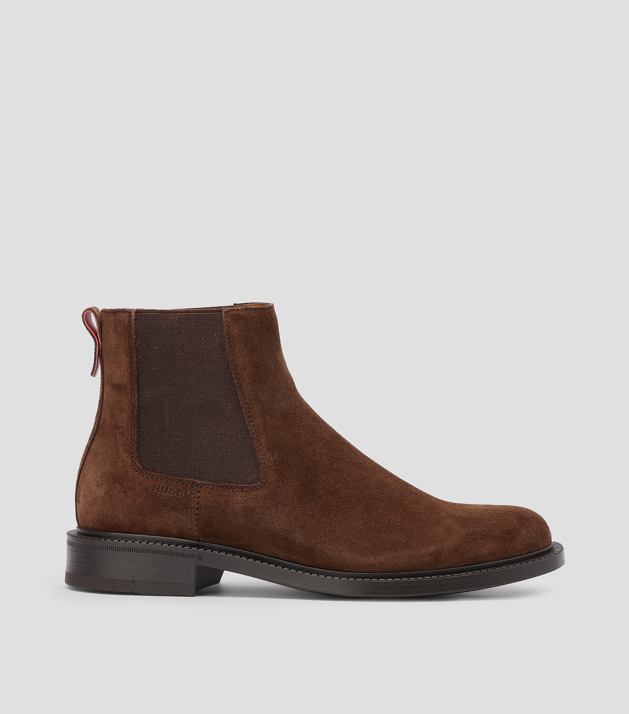 Botas con tacón bajo media luna Hombre