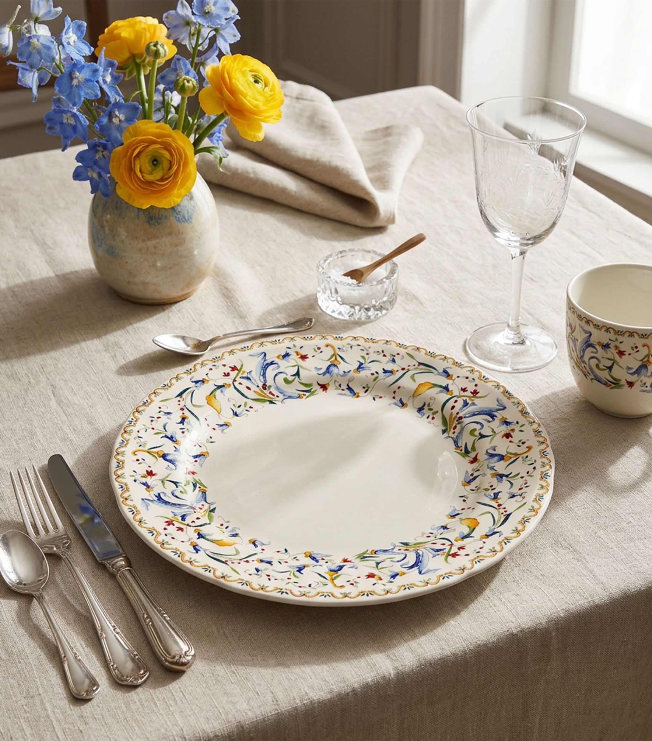 Set de 4 Platos llanos Extra Toscana